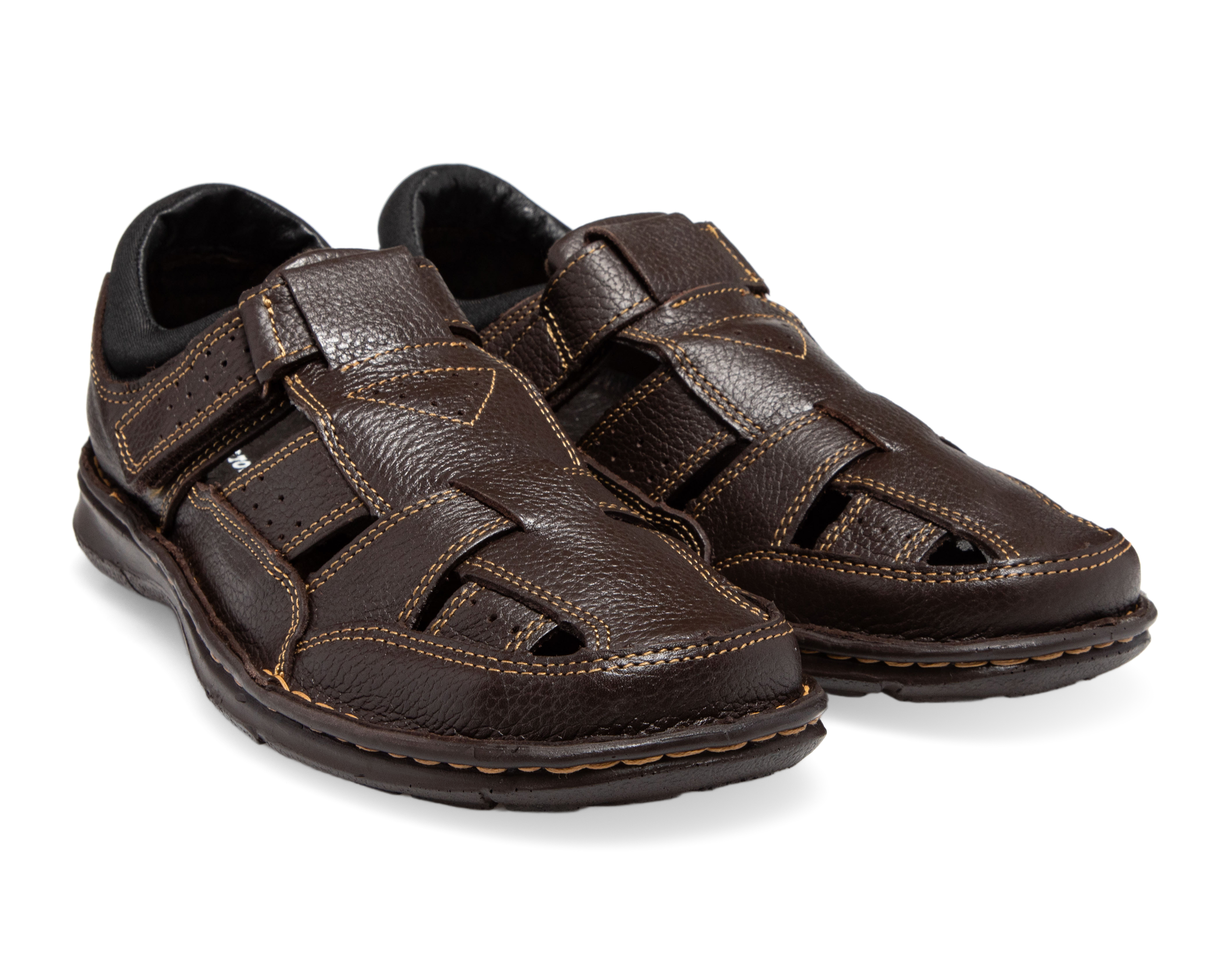 Foto 2 pulgar | Foto 1 | Sandalias Casuales Porto Sur de Piel para Hombre
