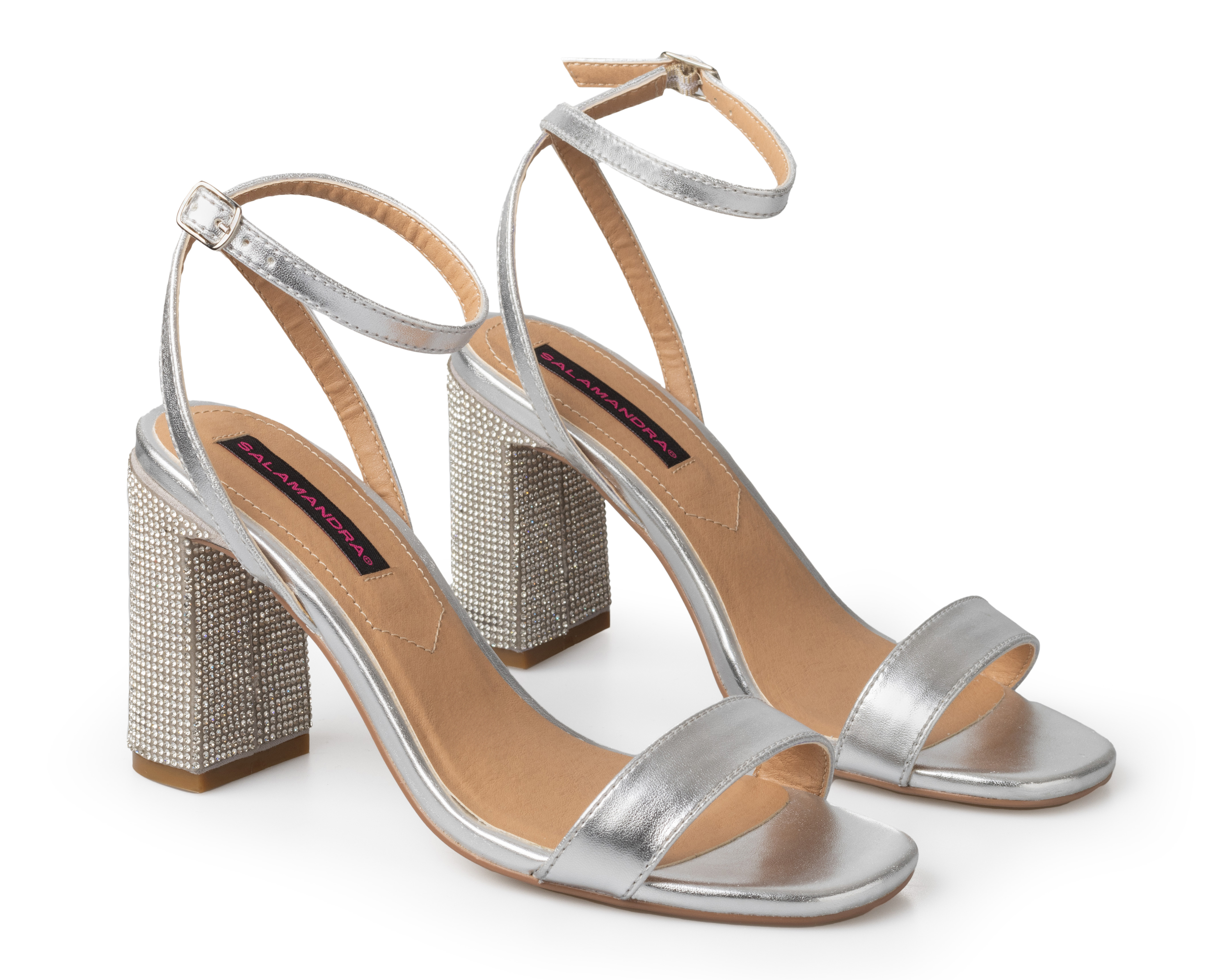 Foto 2 pulgar | Foto 1 | Sandalias de Tacón Salamandra para Mujer