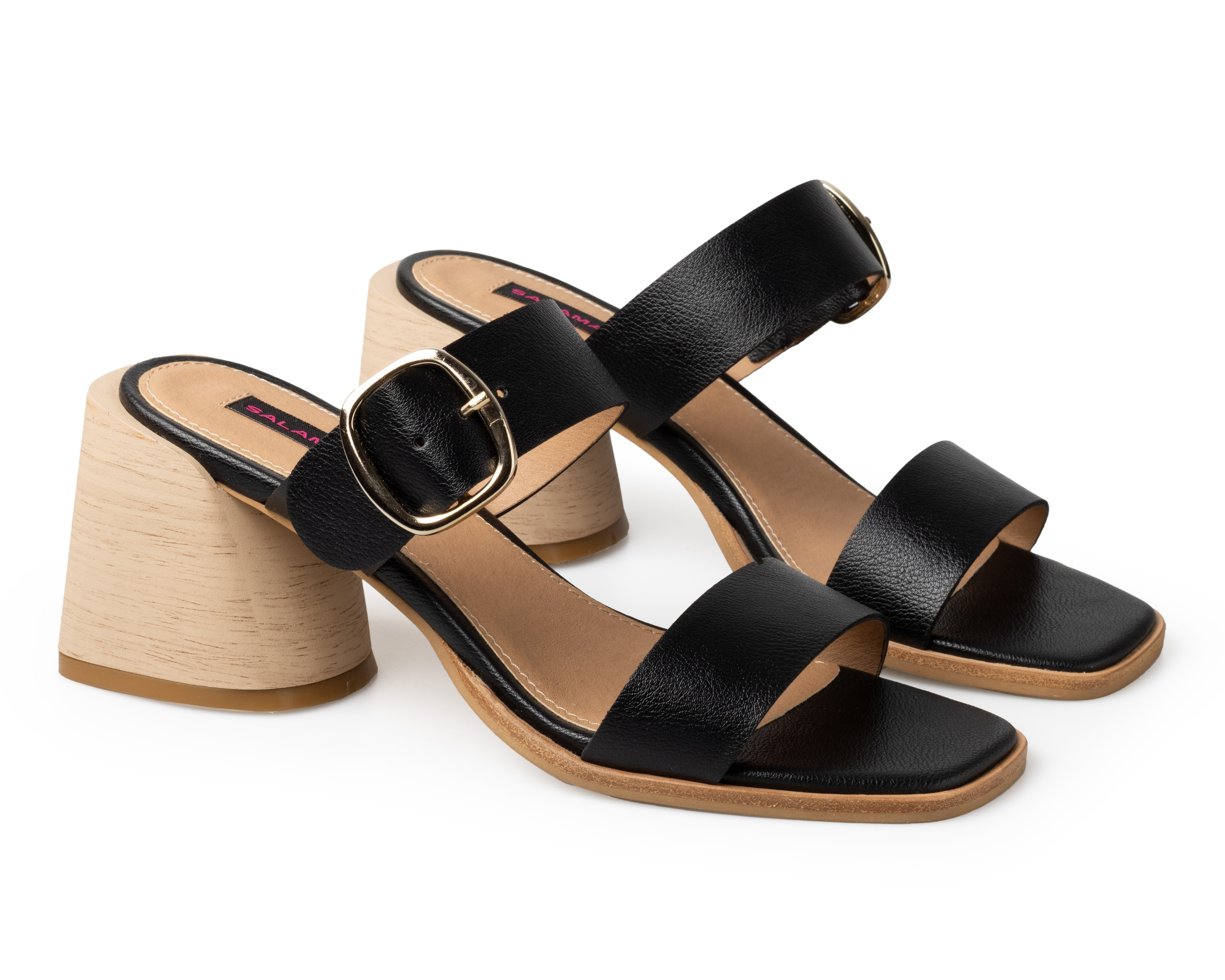 Foto 2 pulgar | Foto 1 | Sandalias de Tacón Salamandra para Mujer