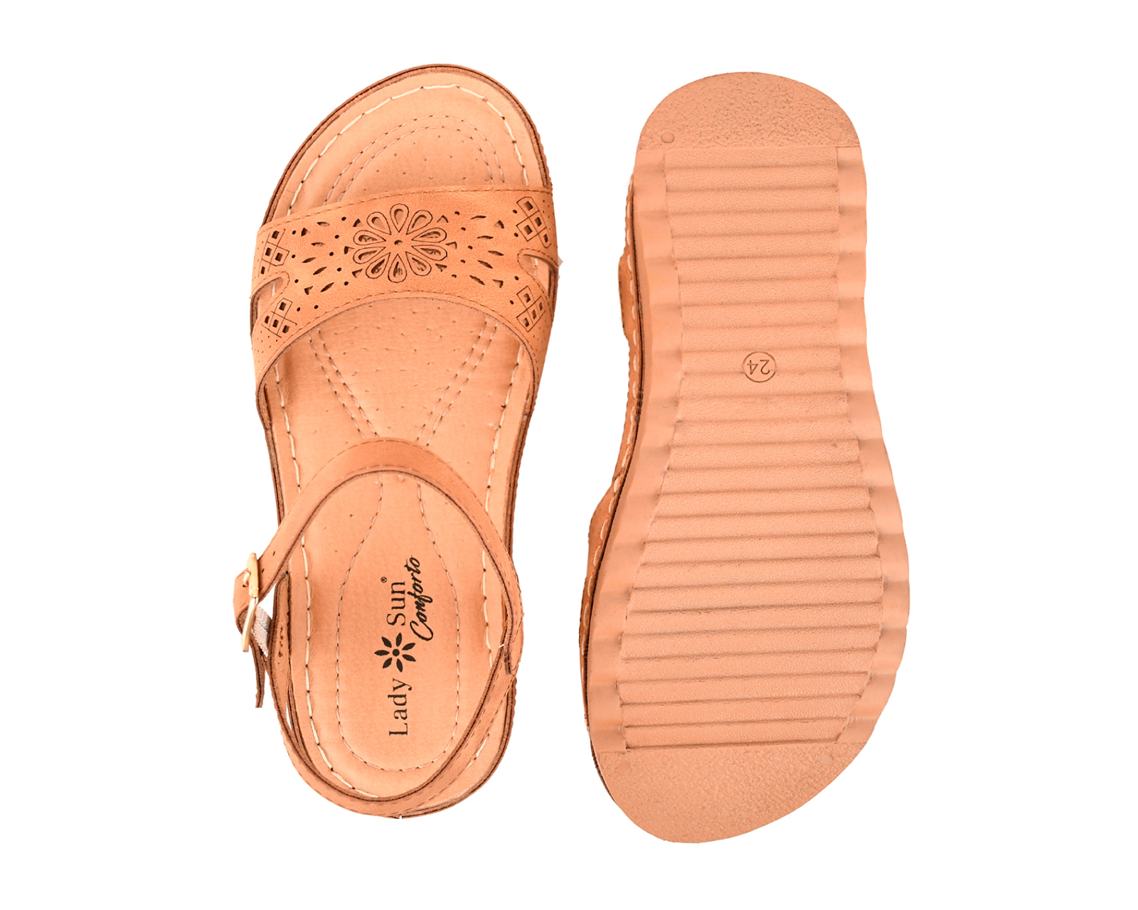 Foto 3 pulgar | Foto 2 | Sandalias Confort Lady Sun Conforto para Mujer