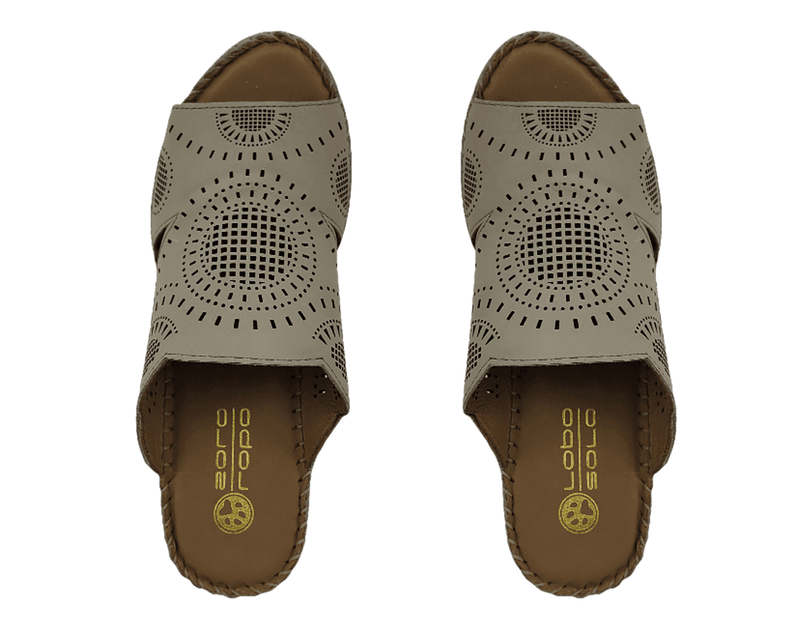 Foto 4 pulgar | Foto 3 | Sandalias Confort Lobo Solo de Piel para Mujer