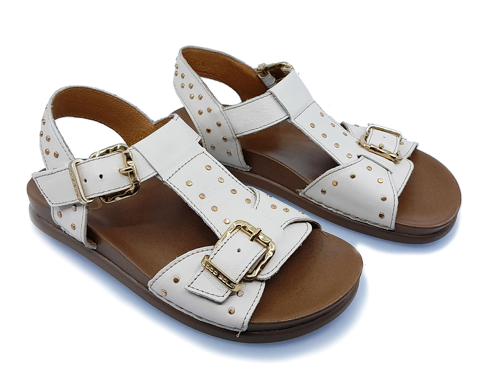 Foto 1 | Foto 1 | Sandalias Confort Lobo Solo de Piel para Mujer