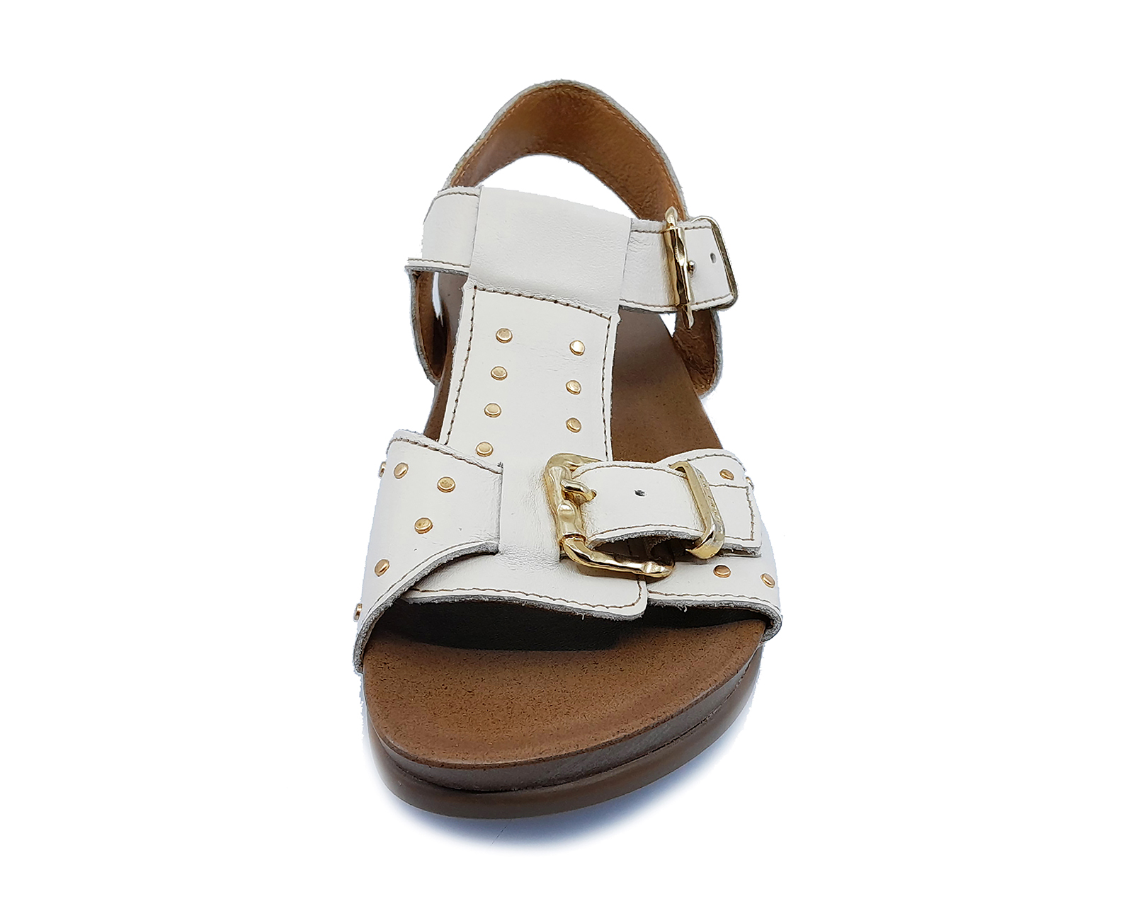 Foto 5 | Foto 5 | Sandalias Confort Lobo Solo de Piel para Mujer