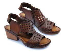 Sandalias Confort Lobo Solo de Piel para Mujer