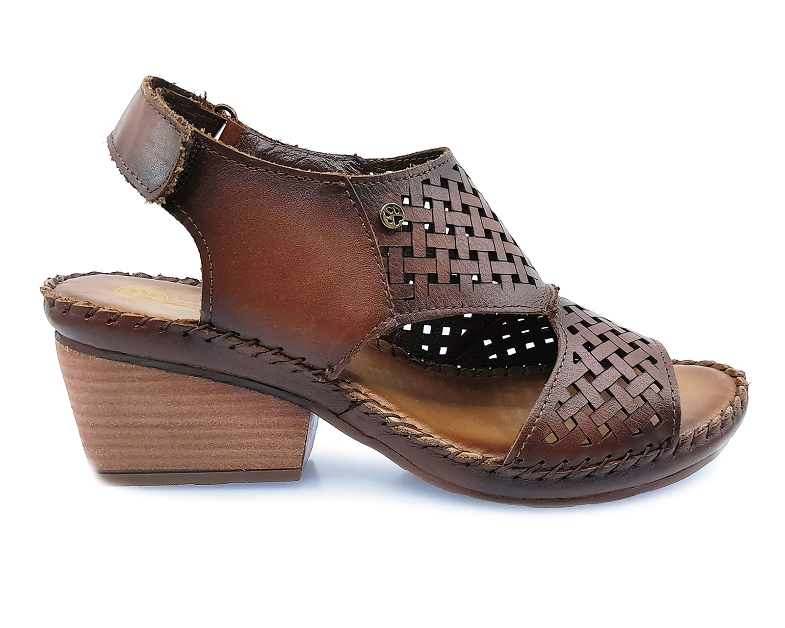 Foto 4 | Foto 4 | Sandalias Confort Lobo Solo de Piel para Mujer