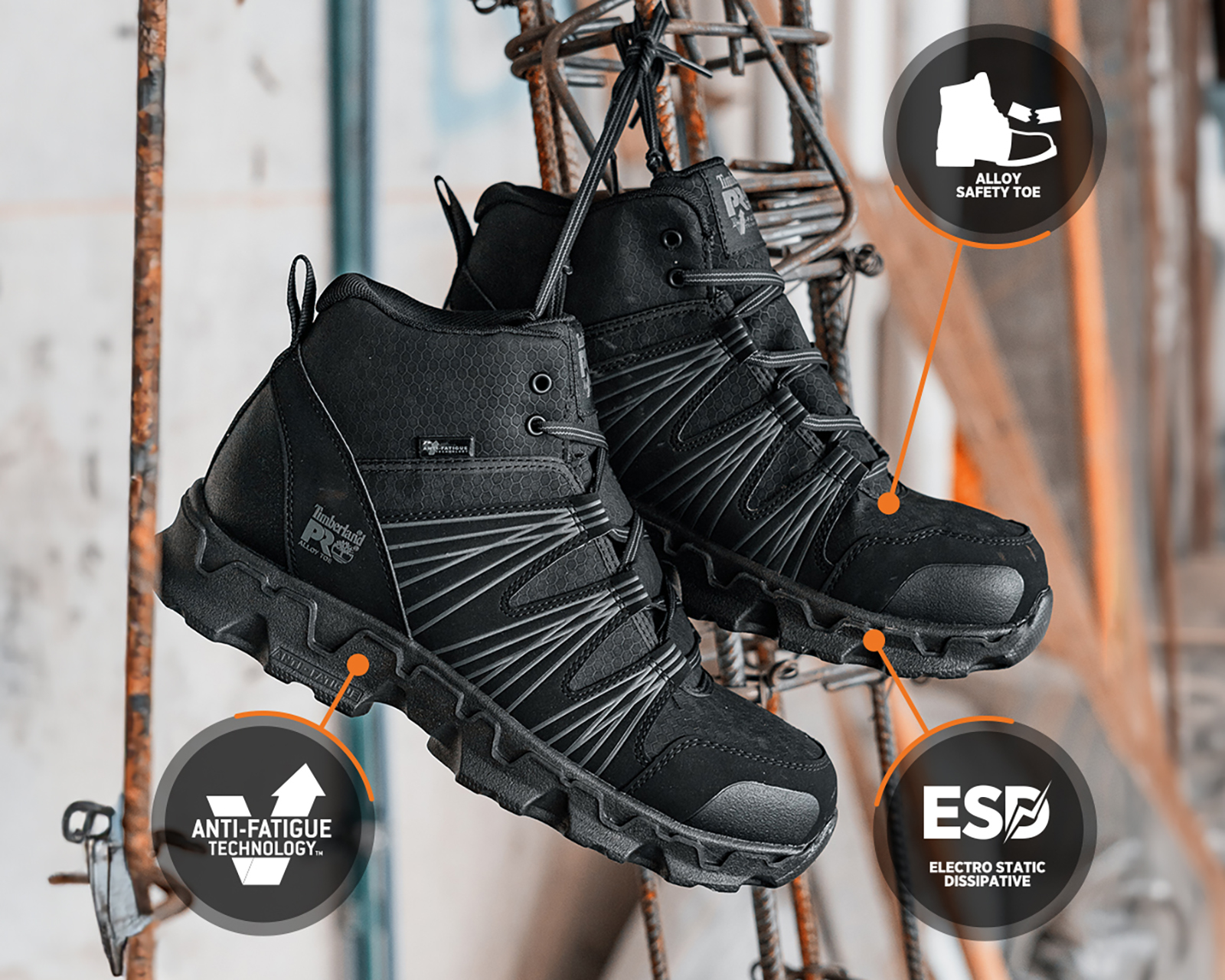 Foto 9 | Foto 9 | Botas de Trabajo Timberland Powertrain Alloy Toe para Hombre