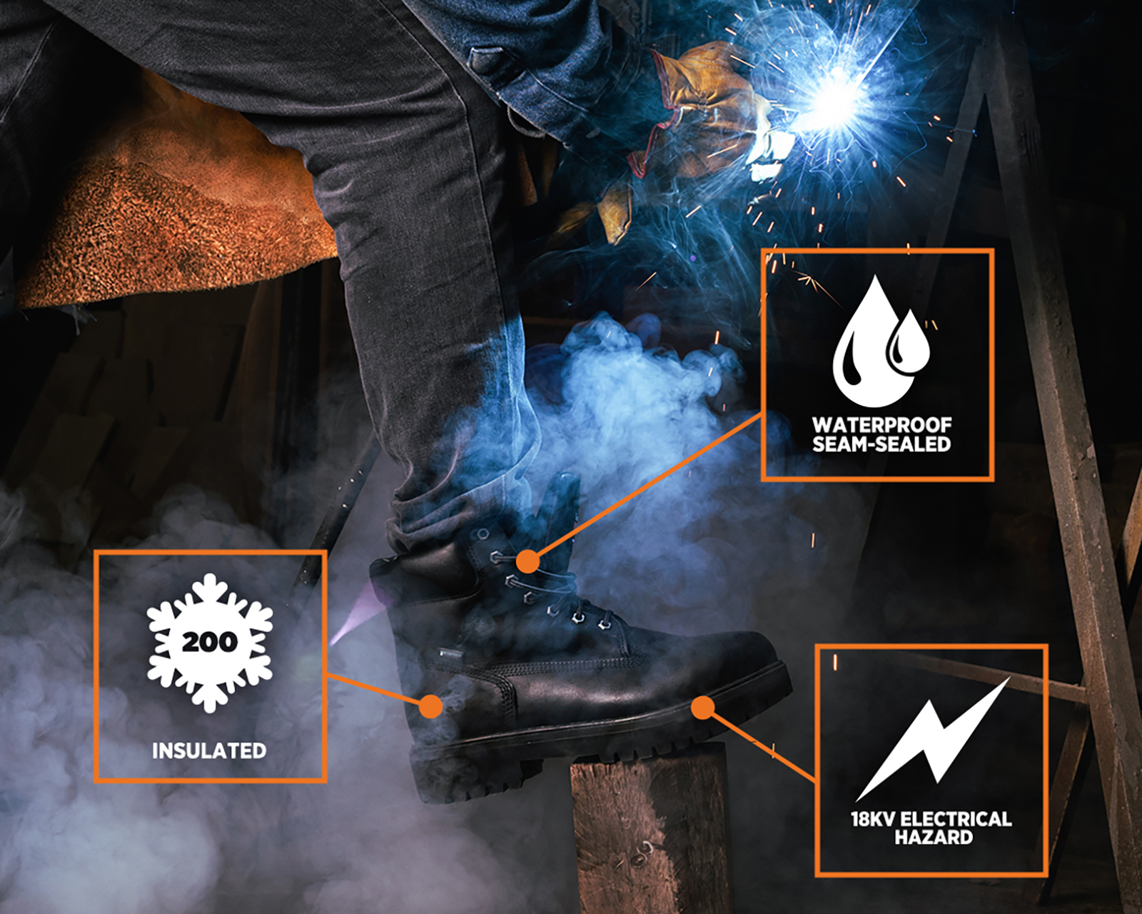 Foto 9 | Foto 9 | Botas de Trabajo Timberland 6 In Direct Attach WP INS para Hombre