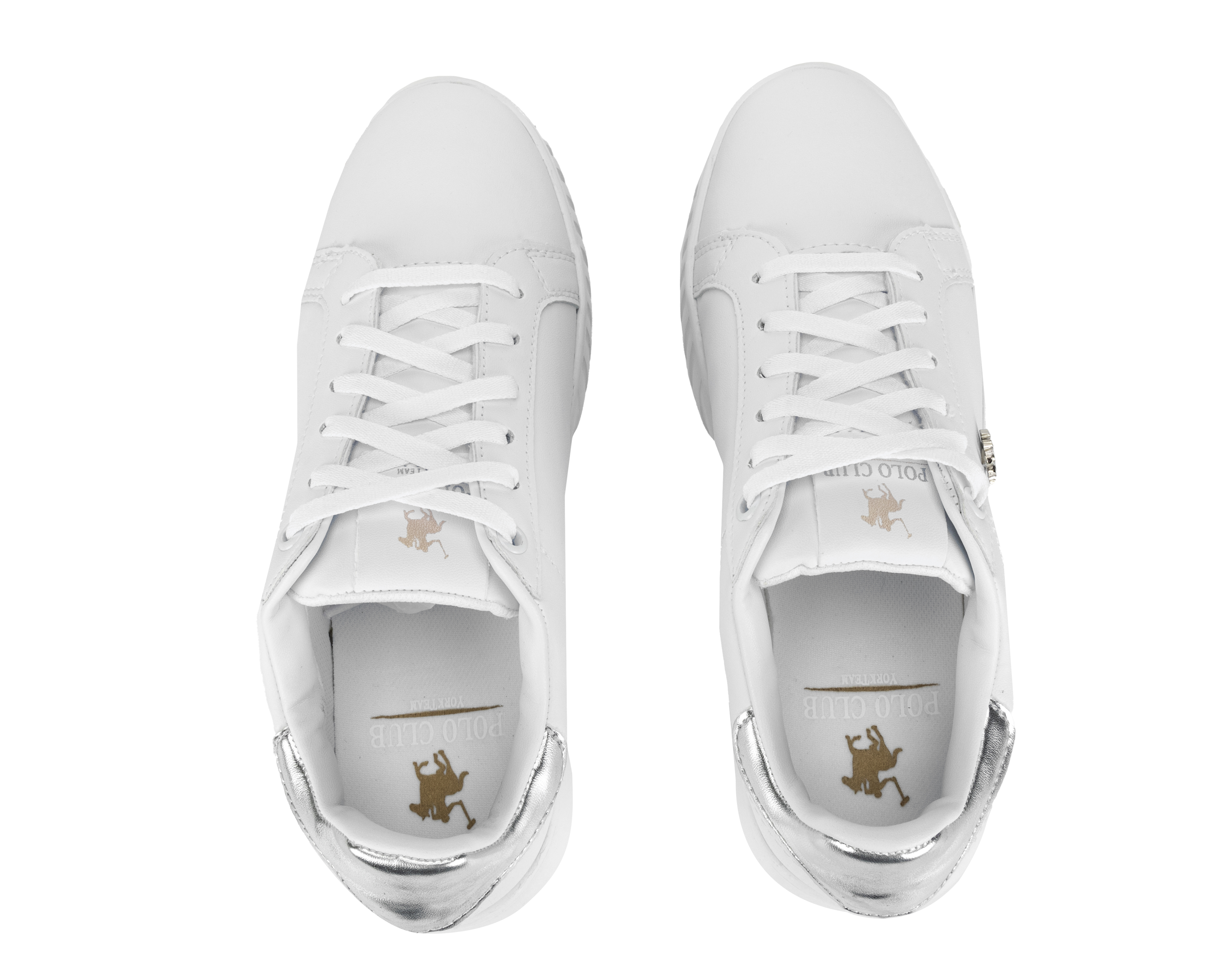 Foto 4 pulgar | Foto 3 | Tenis Casuales York Team Polo Club para Mujer