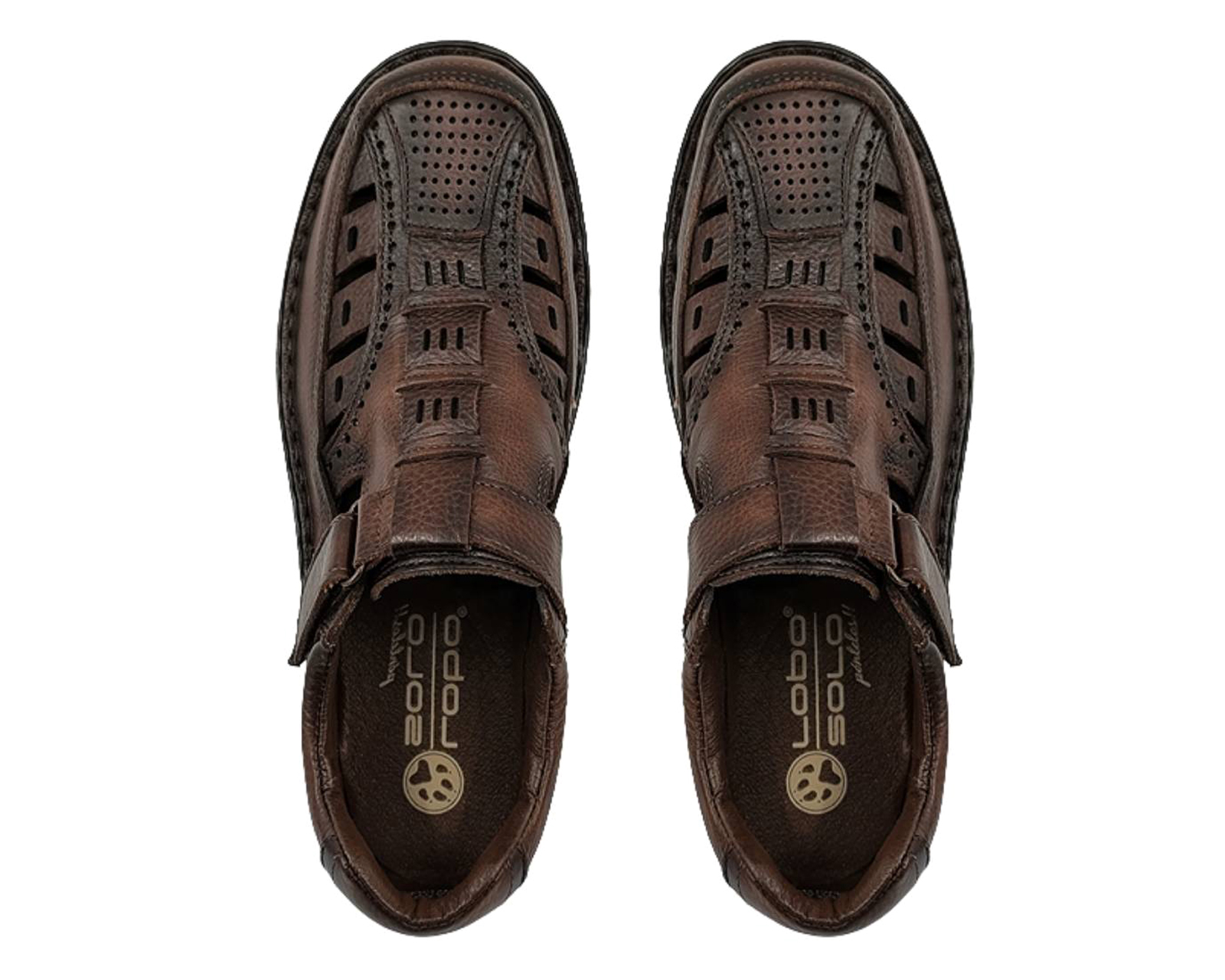 Foto 4 pulgar | Foto 3 | Sandalias Casuales Lobo Solo de Piel para Hombre