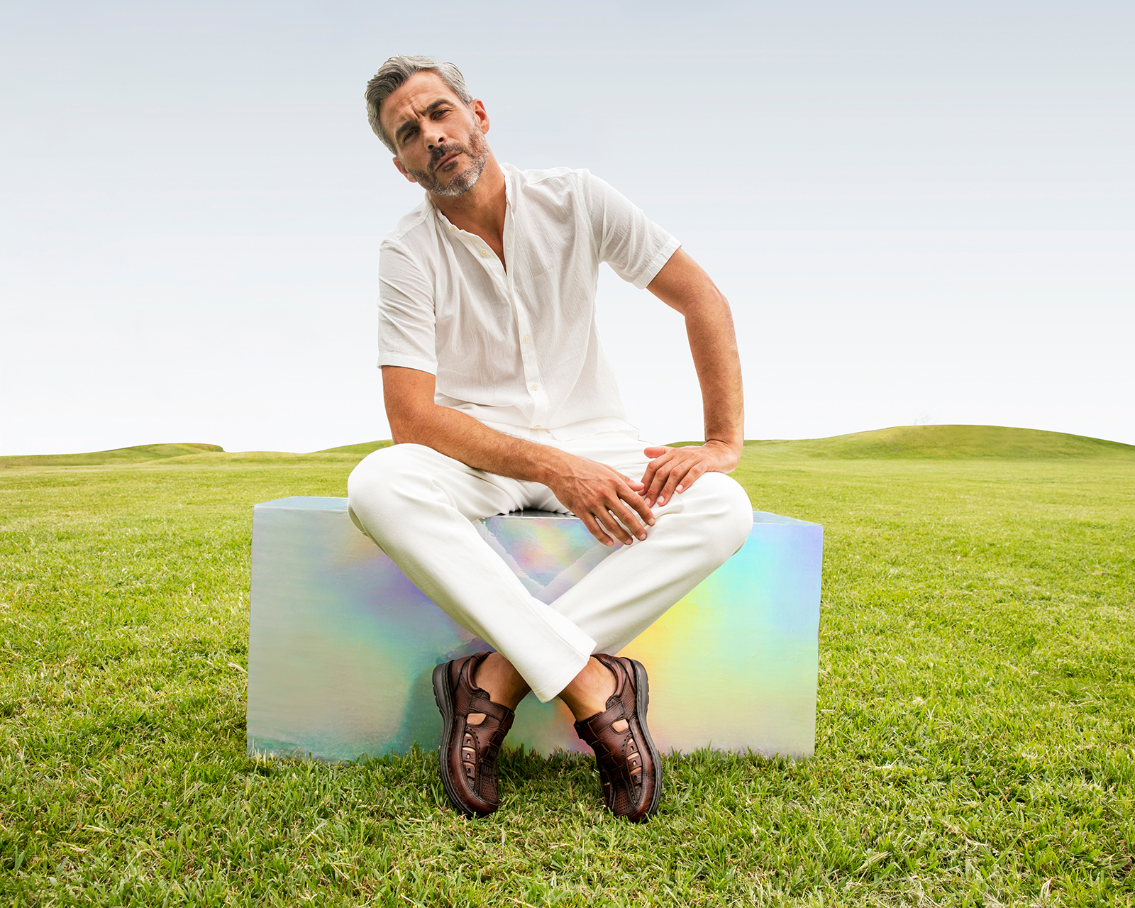 Foto 7 | Foto 7 | Sandalias Casuales Lobo Solo de Piel para Hombre