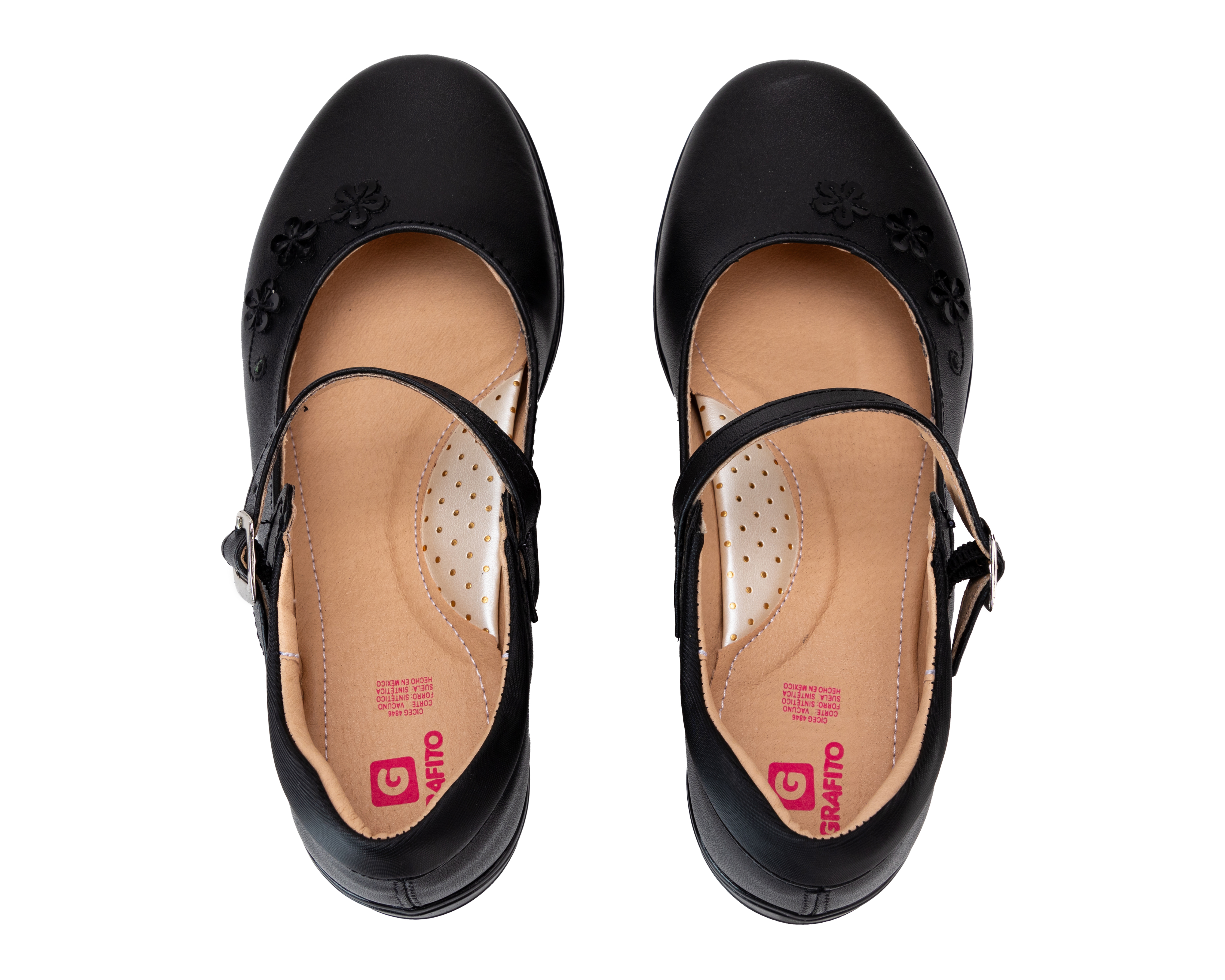 Foto 3 pulgar | Foto 2 | Zapato Escolar Grafito para Niña