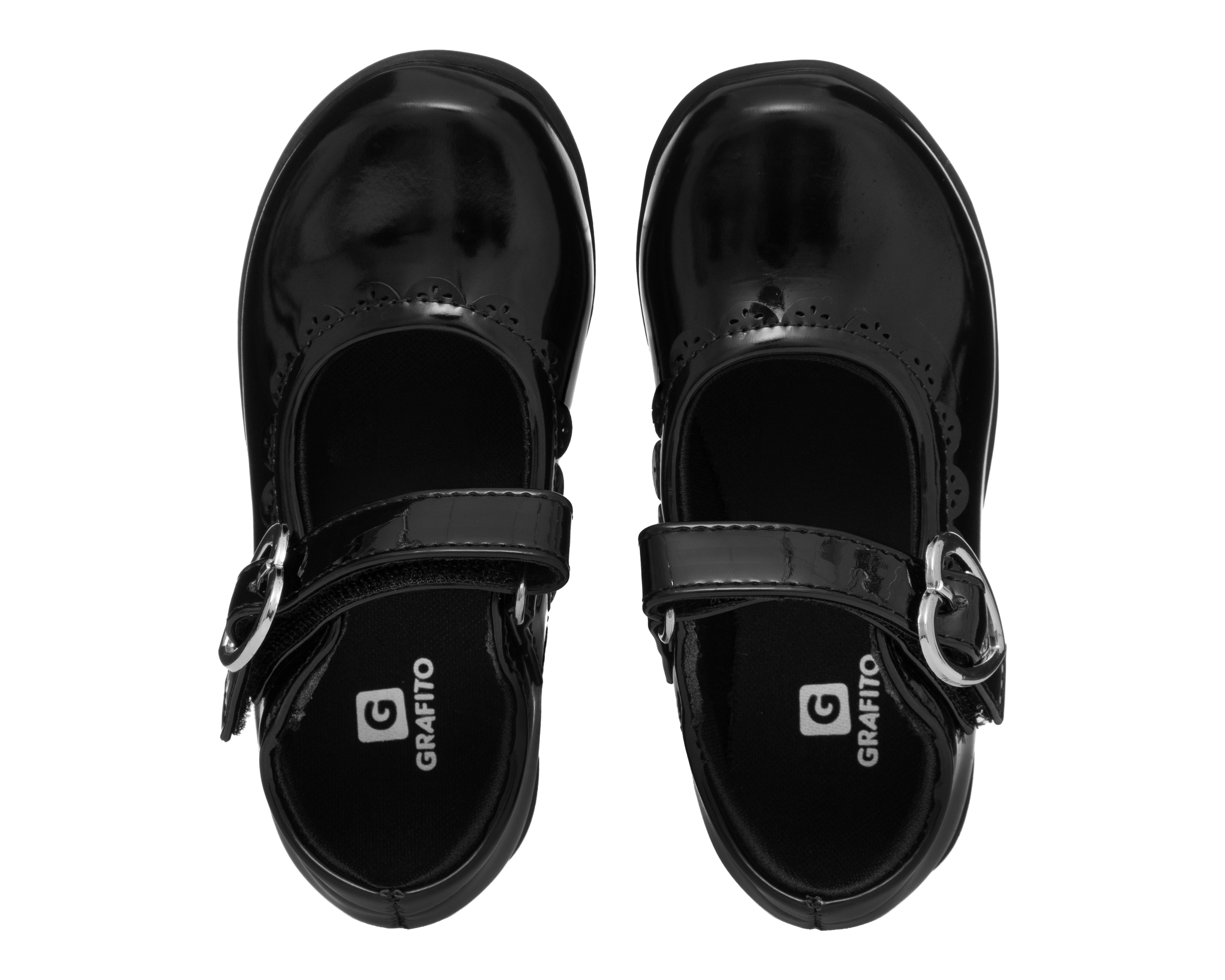 Foto 4 pulgar | Foto 3 | Zapatos Escolares Grafito para Niña