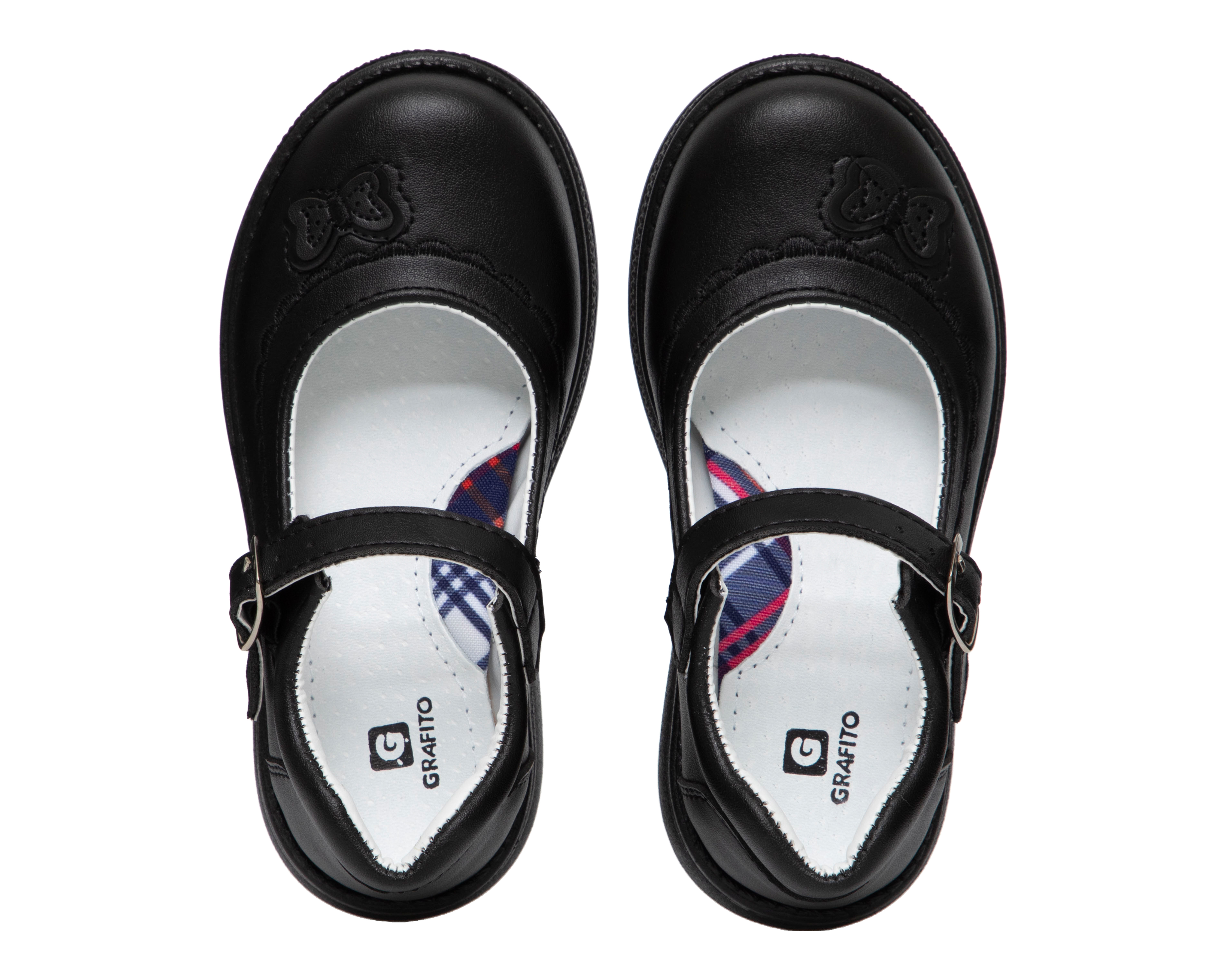 Foto 4 pulgar | Foto 3 | Zapatos Escolares Grafito para Niña