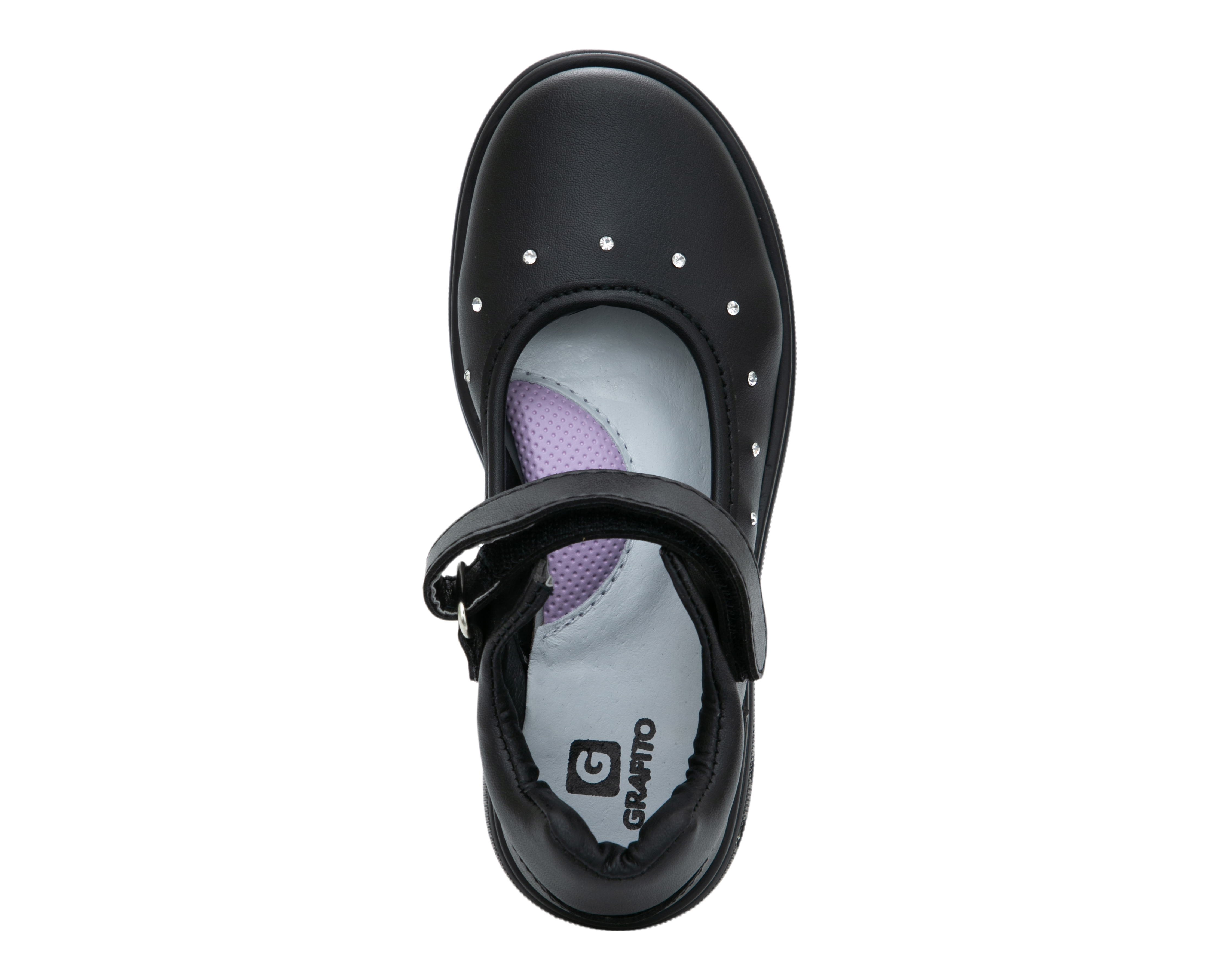 Foto 5 | Foto 5 | Zapatos Escolares Grafito para Niña