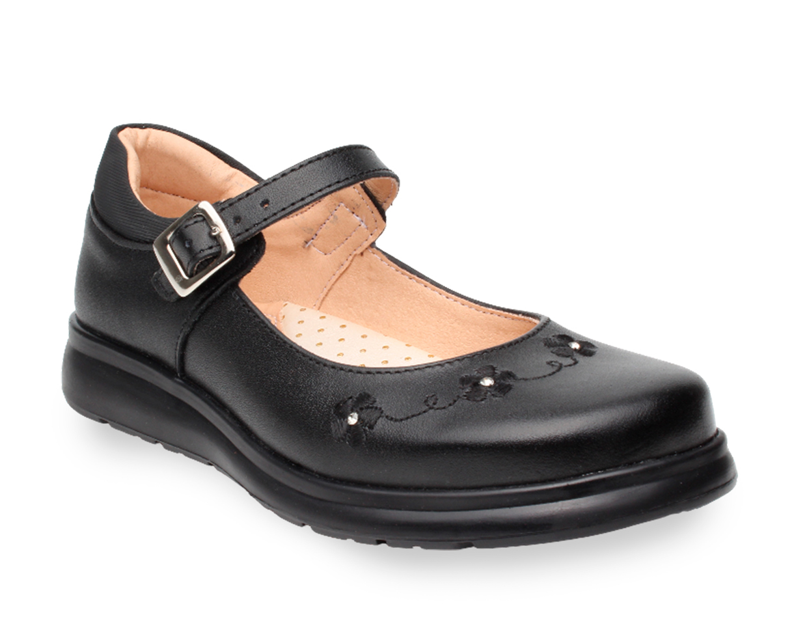 Foto 10 pulgar | Foto 9 | Zapatos Escolares Grafito de Piel para Niña