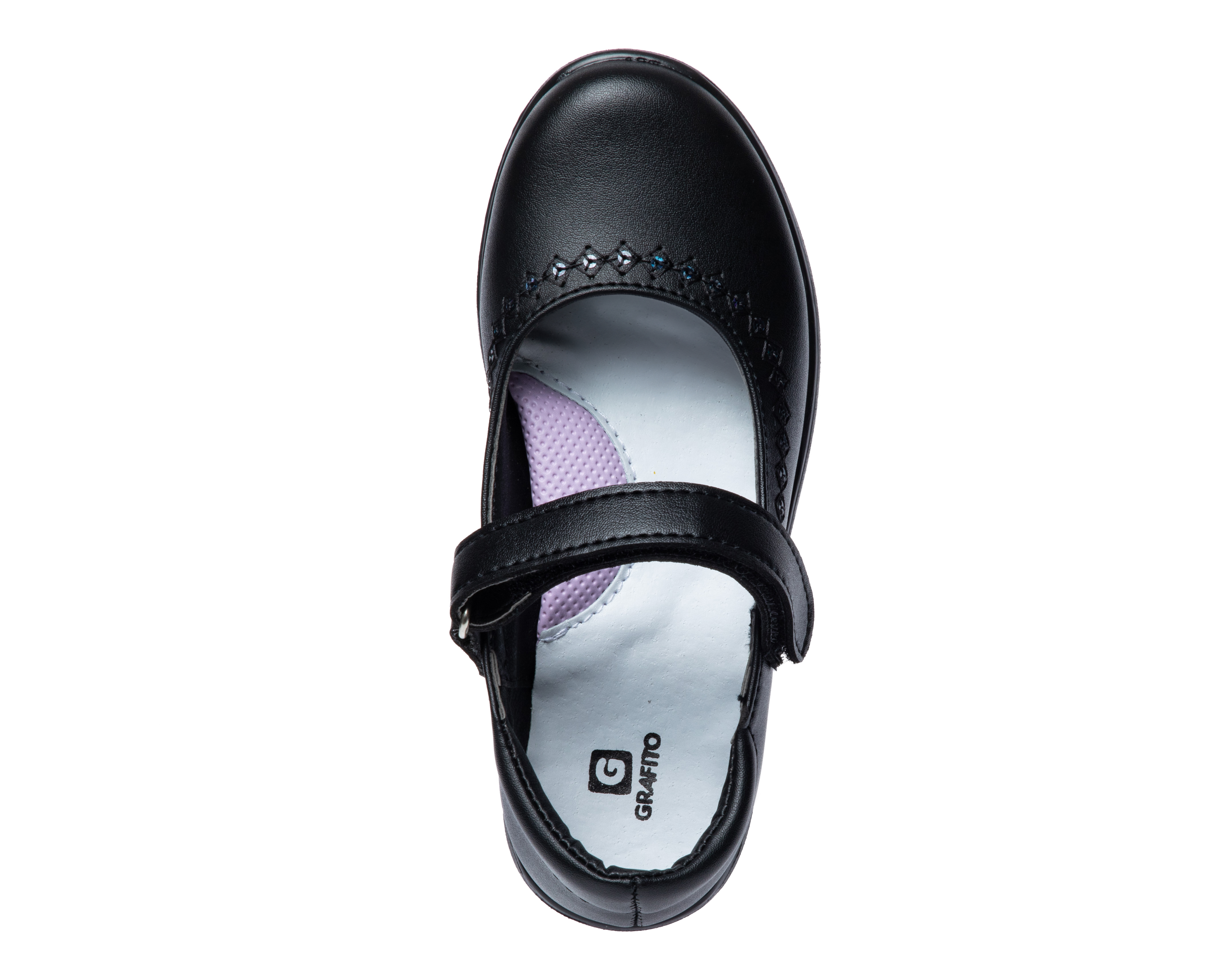 Foto 6 pulgar | Foto 5 | Zapatos Escolares Grafito para Niña