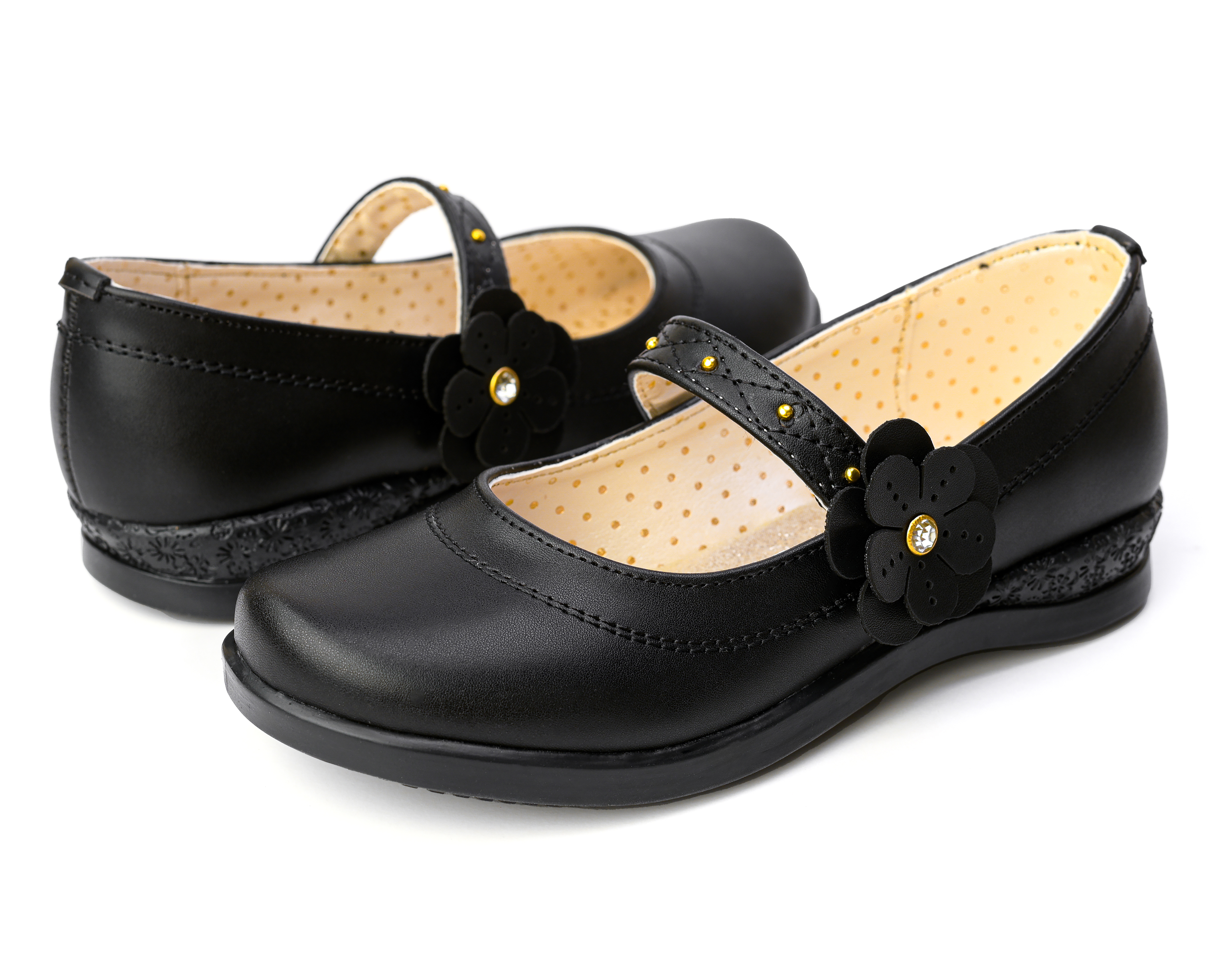 Zapatos Escolares Grafito para Niña