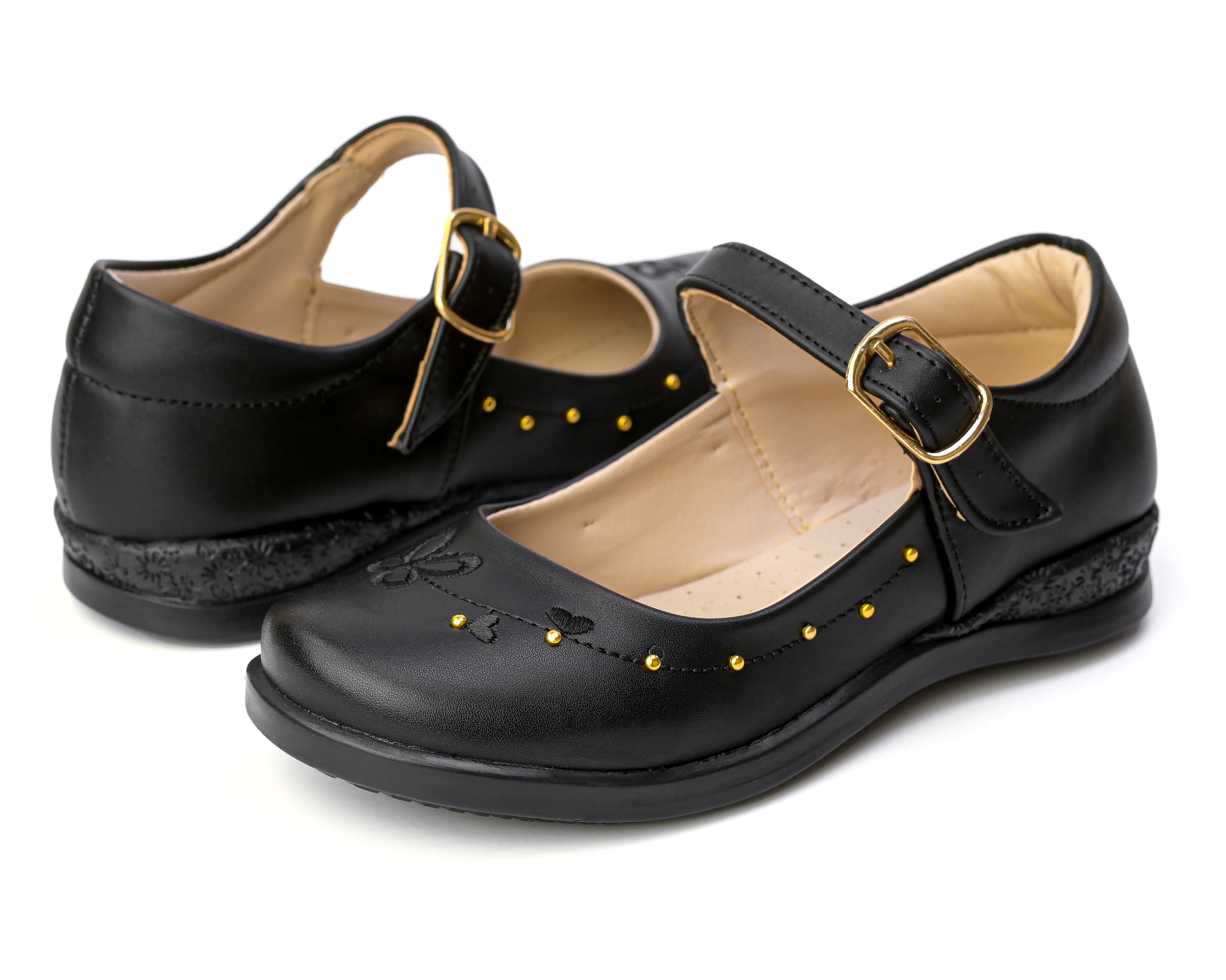 Foto 2 pulgar | Foto 1 | Zapatos Escolares Grafito para Niña