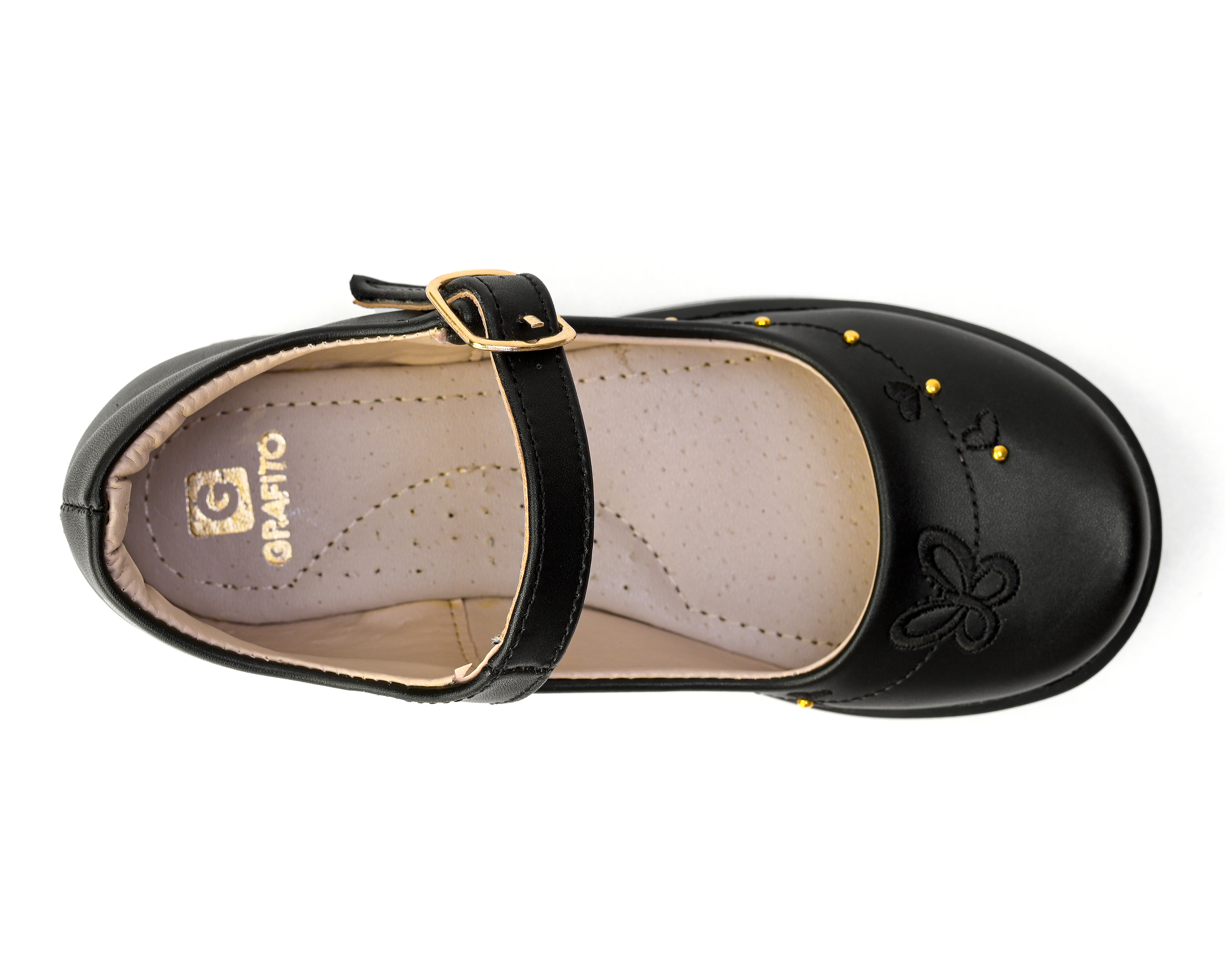 Foto 5 pulgar | Foto 4 | Zapatos Escolares Grafito para Niña