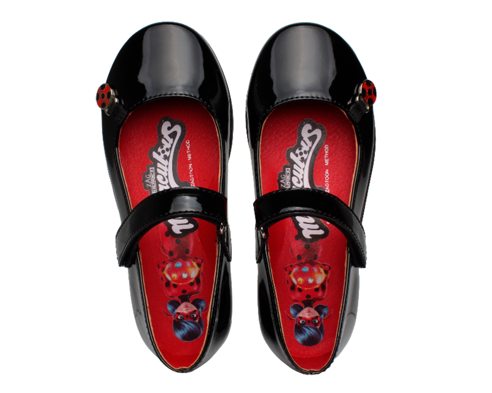 Foto 3 pulgar | Foto 2 | Zapatos Escolares Ladybug para Niña