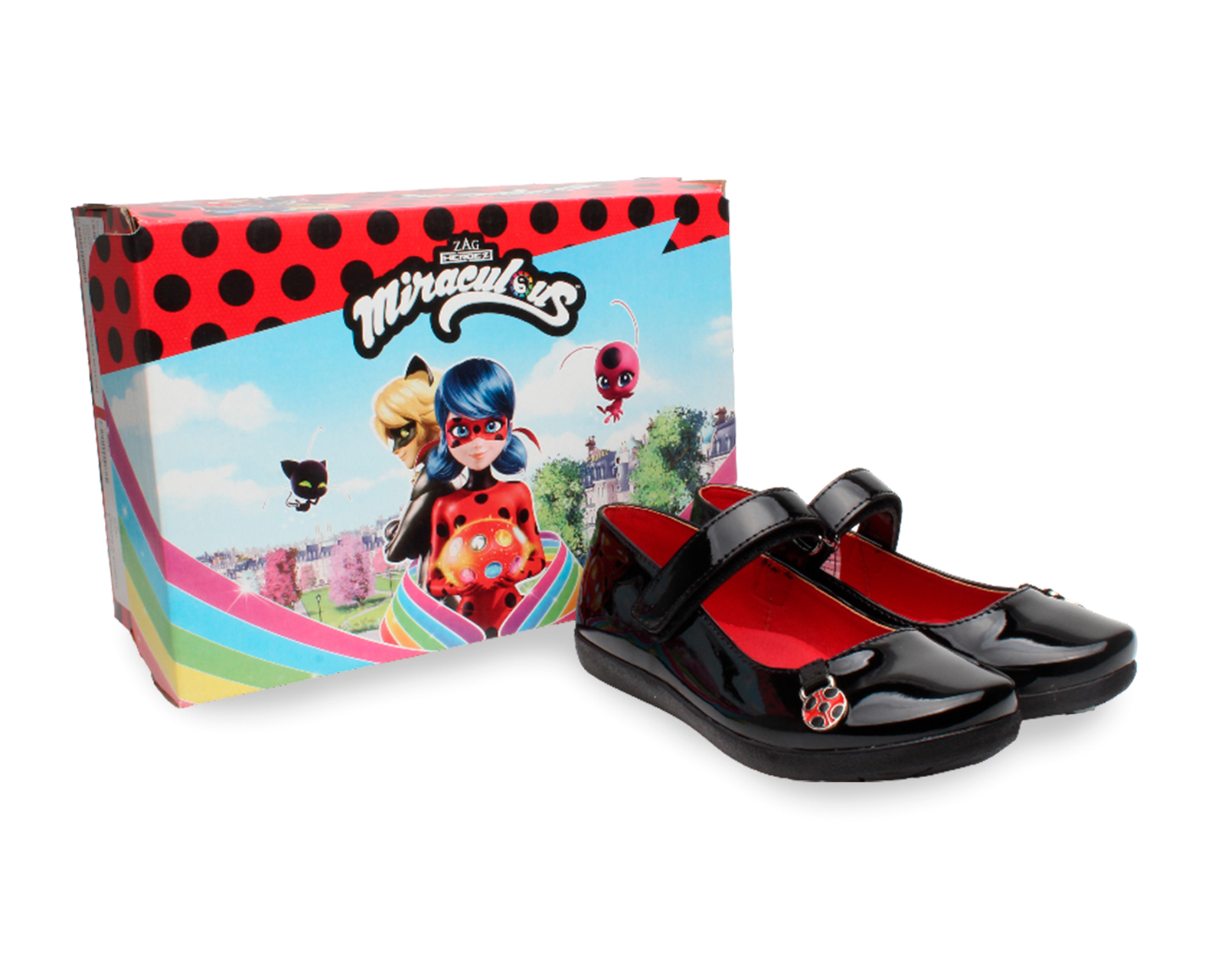 Foto 8 pulgar | Foto 7 | Zapatos Escolares Ladybug para Niña