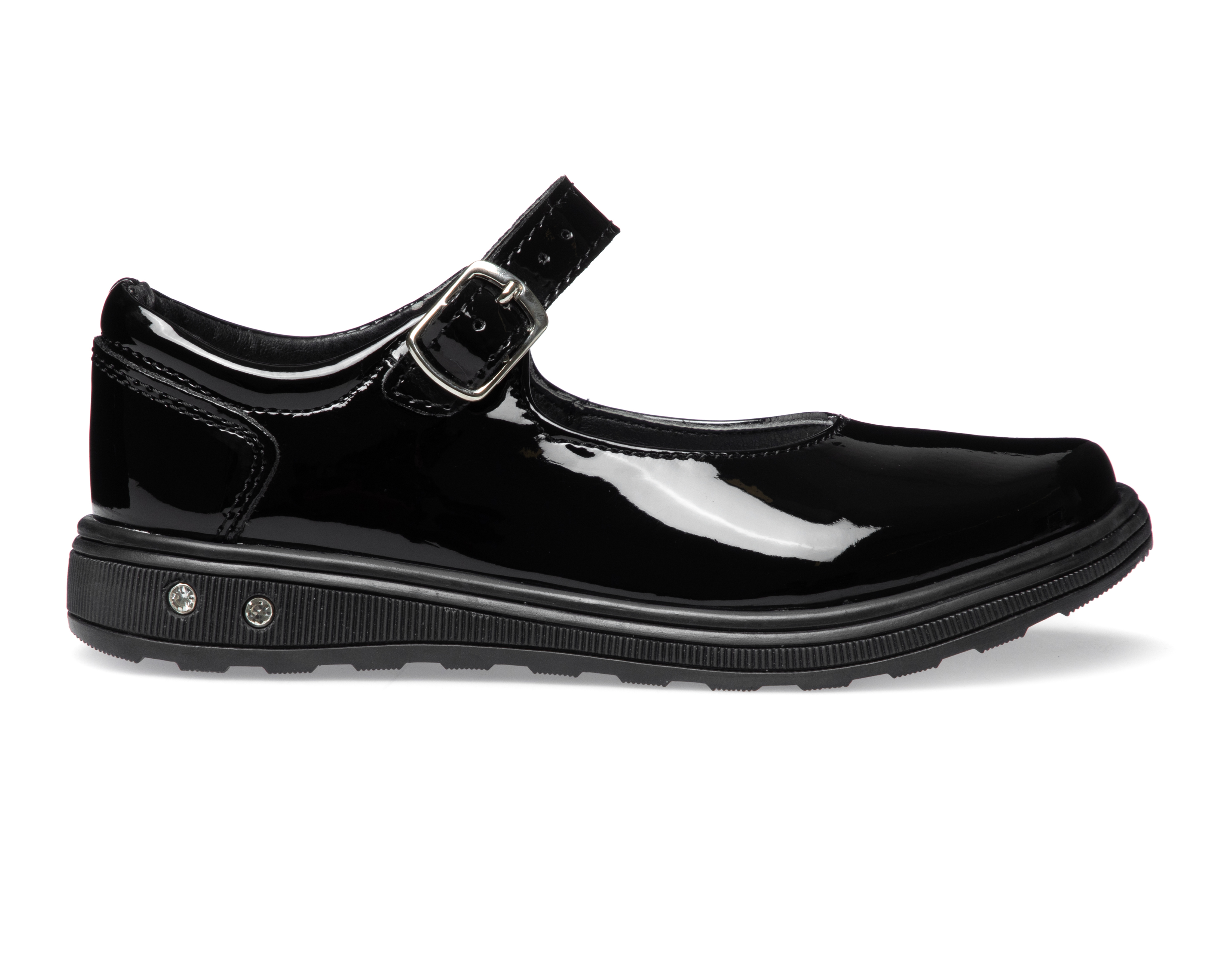 Foto 2 | Foto 2 | Zapatos Escolares Grafito para Niña