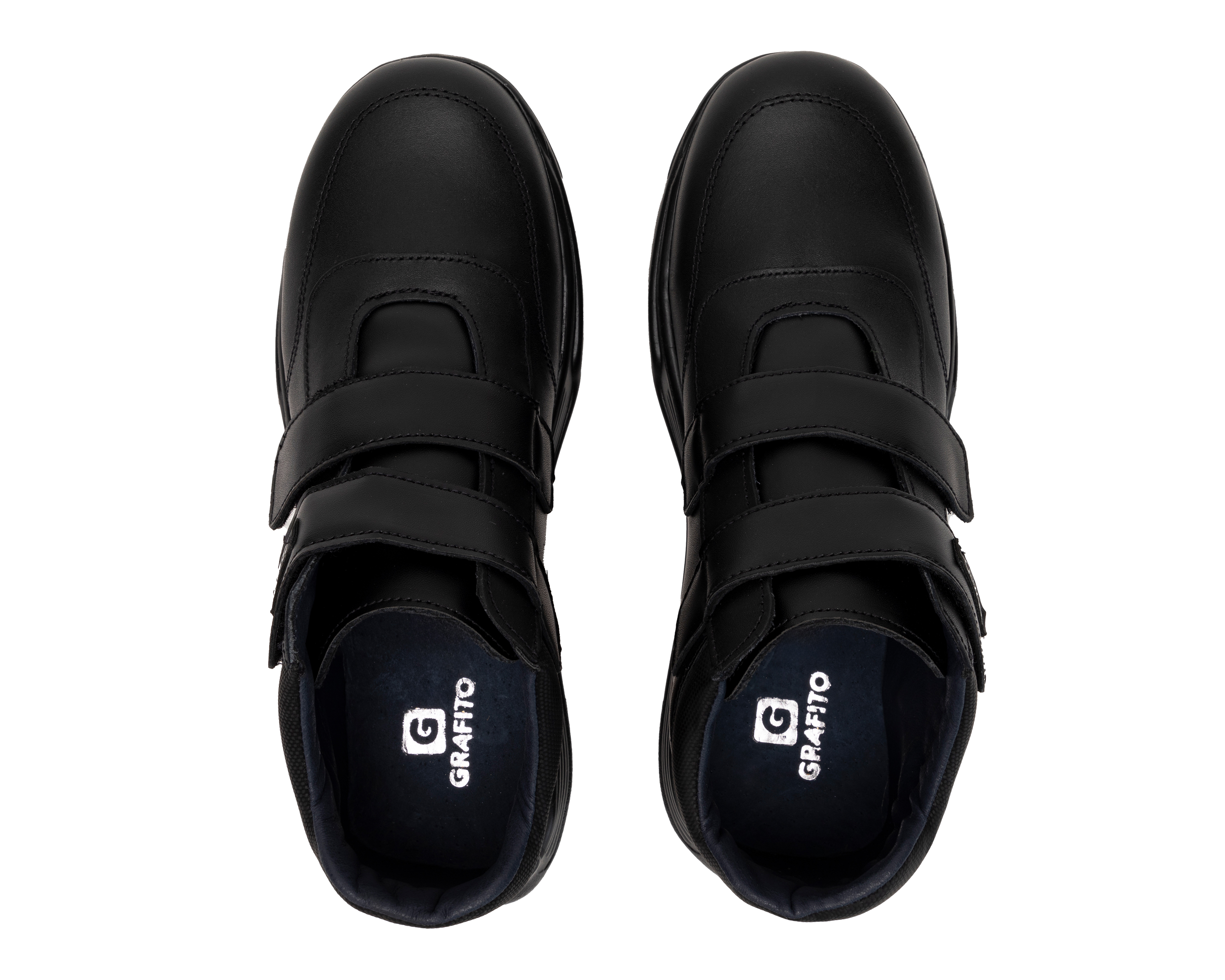 Foto 3 | Foto 3 | Zapatos Escolares Grafito de Piel Juveniles