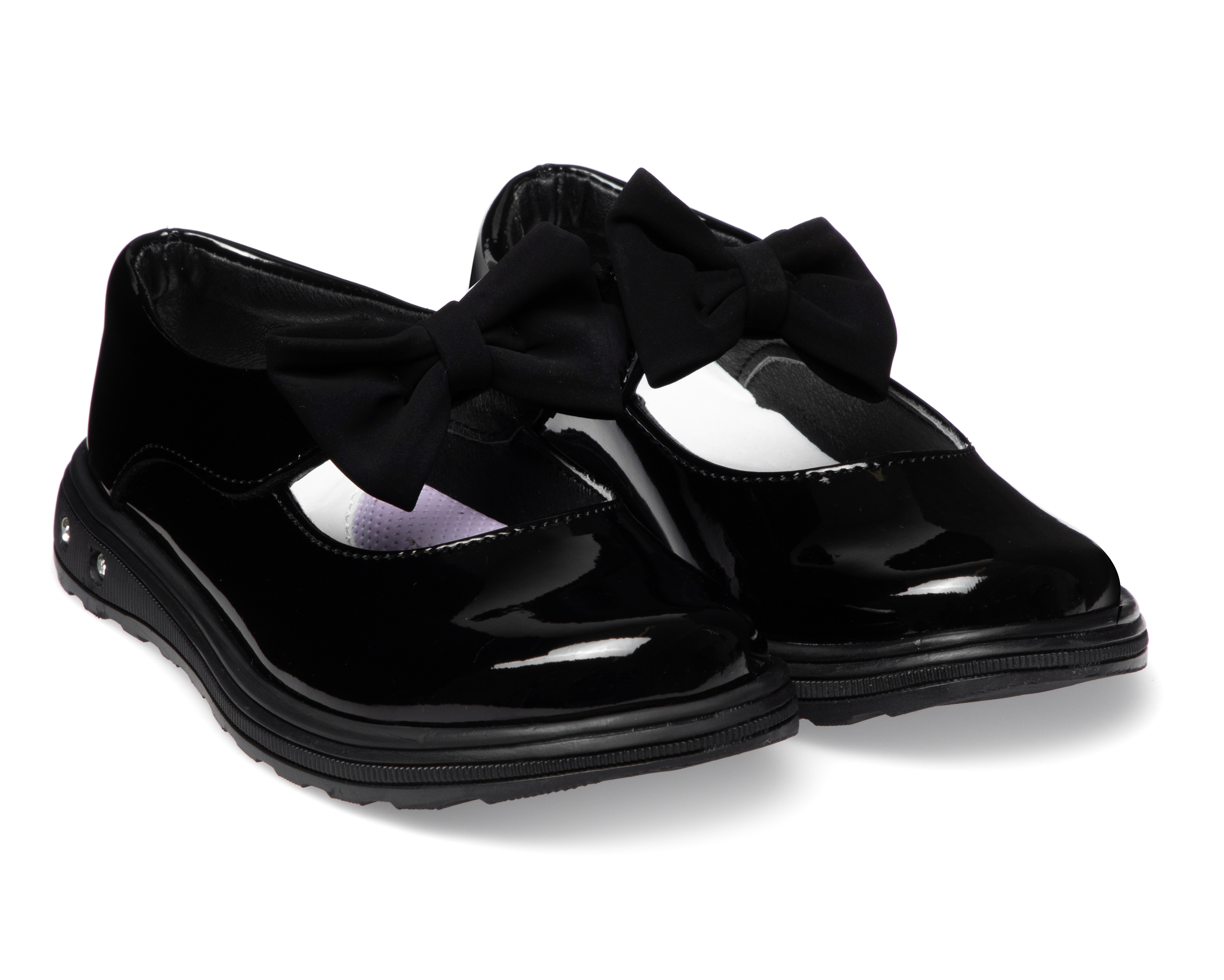 Zapatos Escolares Grafito para Niña
