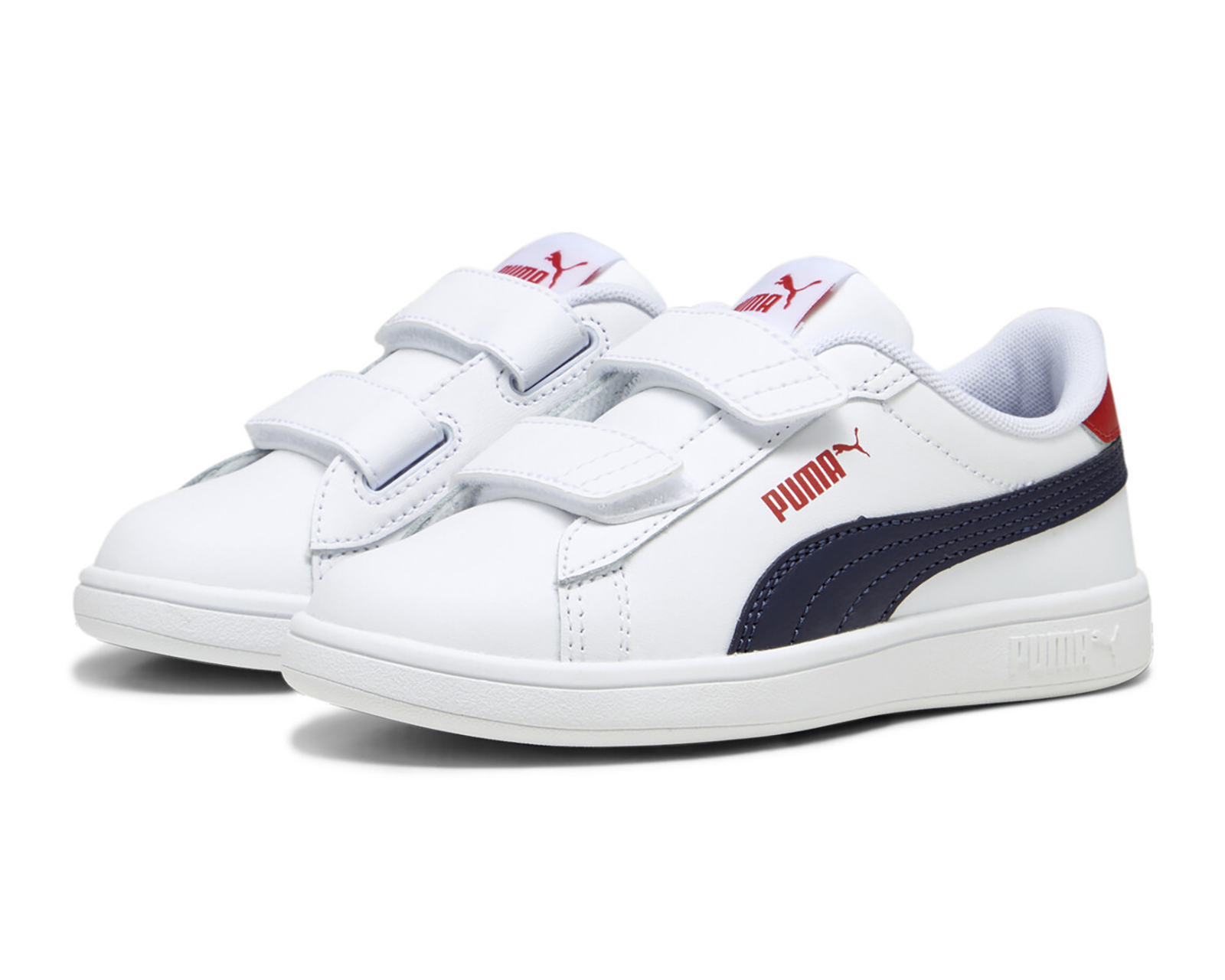 Foto 2 pulgar | Foto 1 | Tenis Puma Smash 3.0 L V PS para Niño