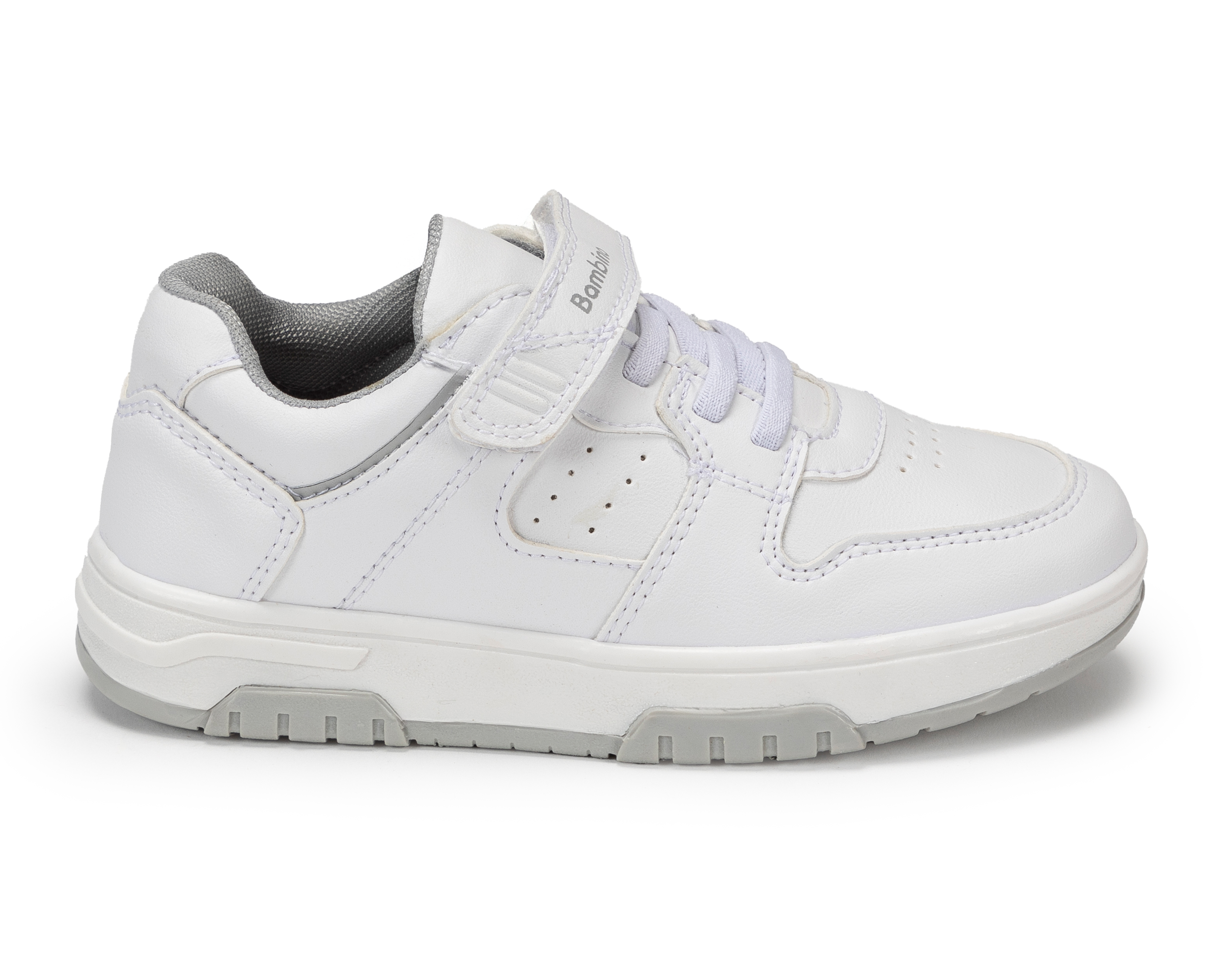 Foto 3 pulgar | Foto 2 | Tenis Escolares Blancos Bambino para Niño