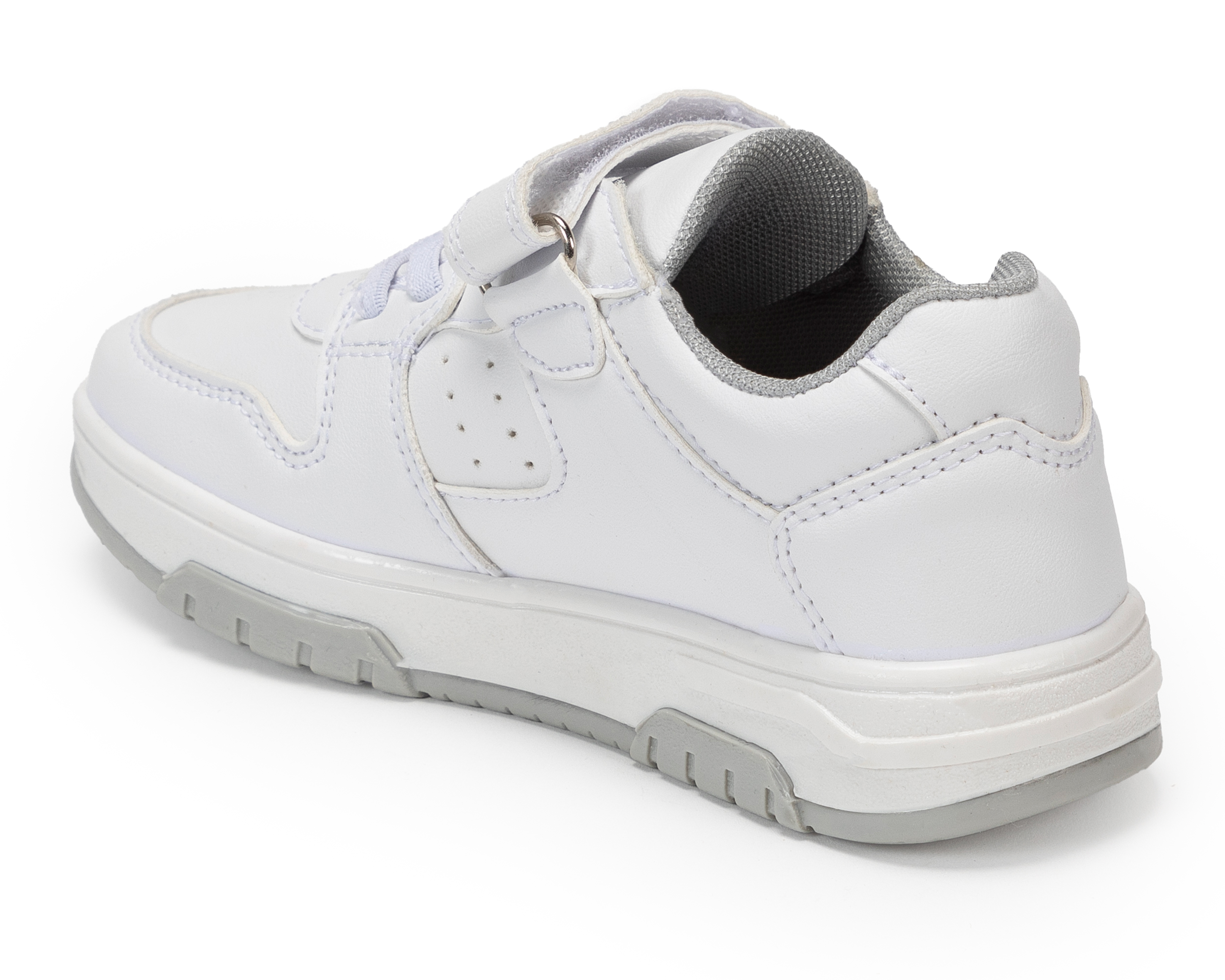 Foto 4 pulgar | Foto 3 | Tenis Escolares Blancos Bambino para Niño