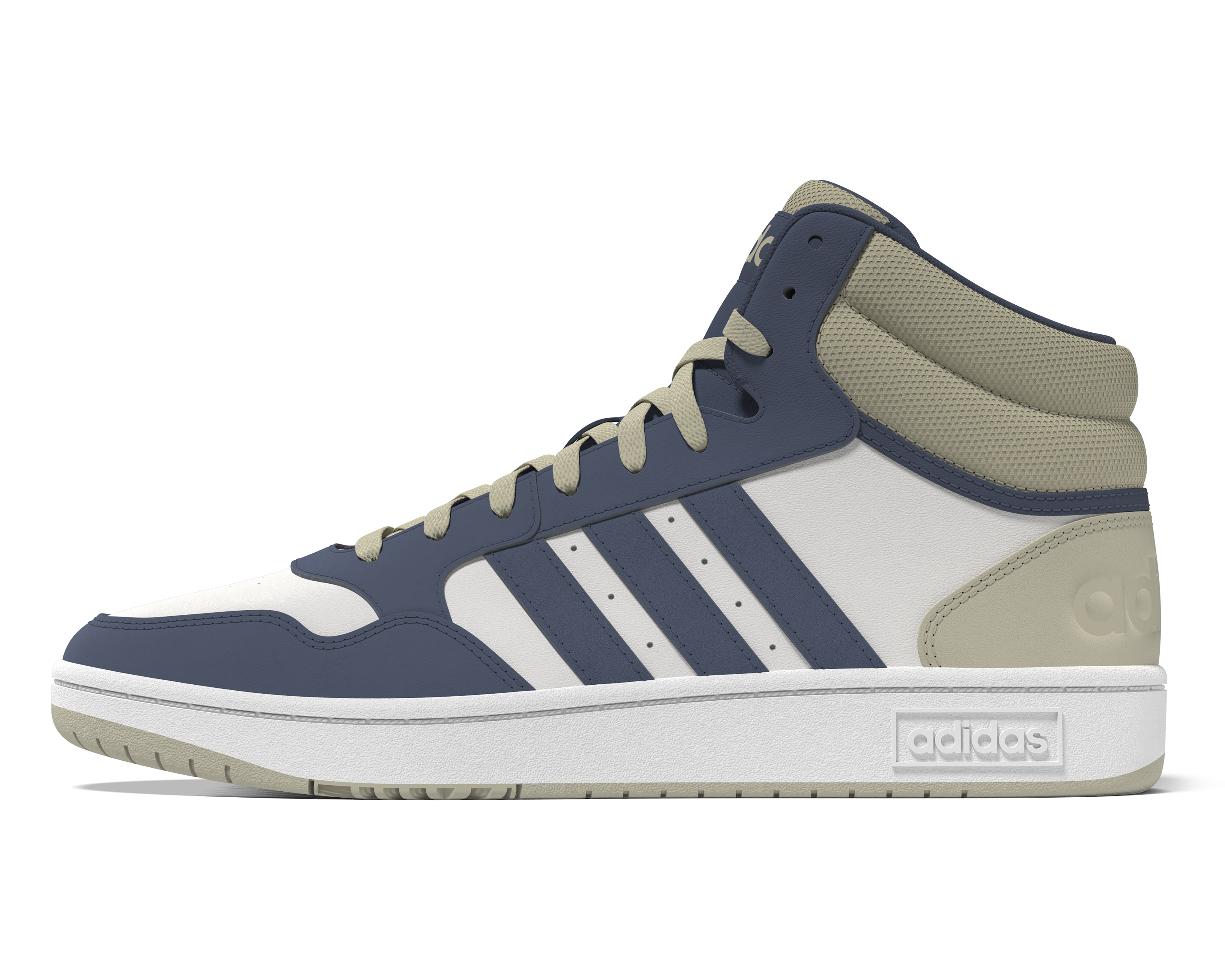 Foto 3 | Foto 3 | Tenis Adidas Hoops 3.0 Mid para Hombre