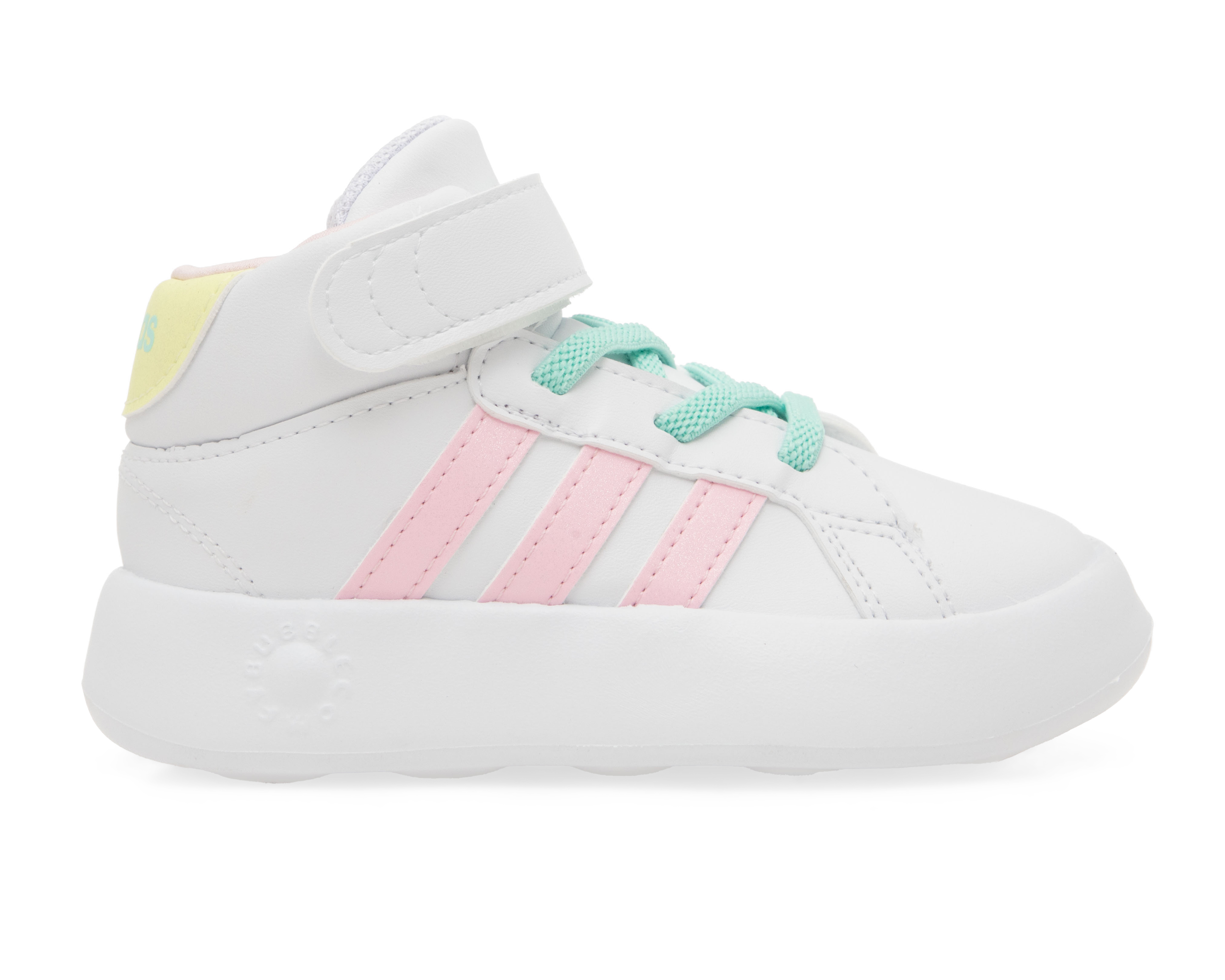 Foto 3 pulgar | Foto 2 | Tenis Adidas Grand Court Mid I para Bebé Niña