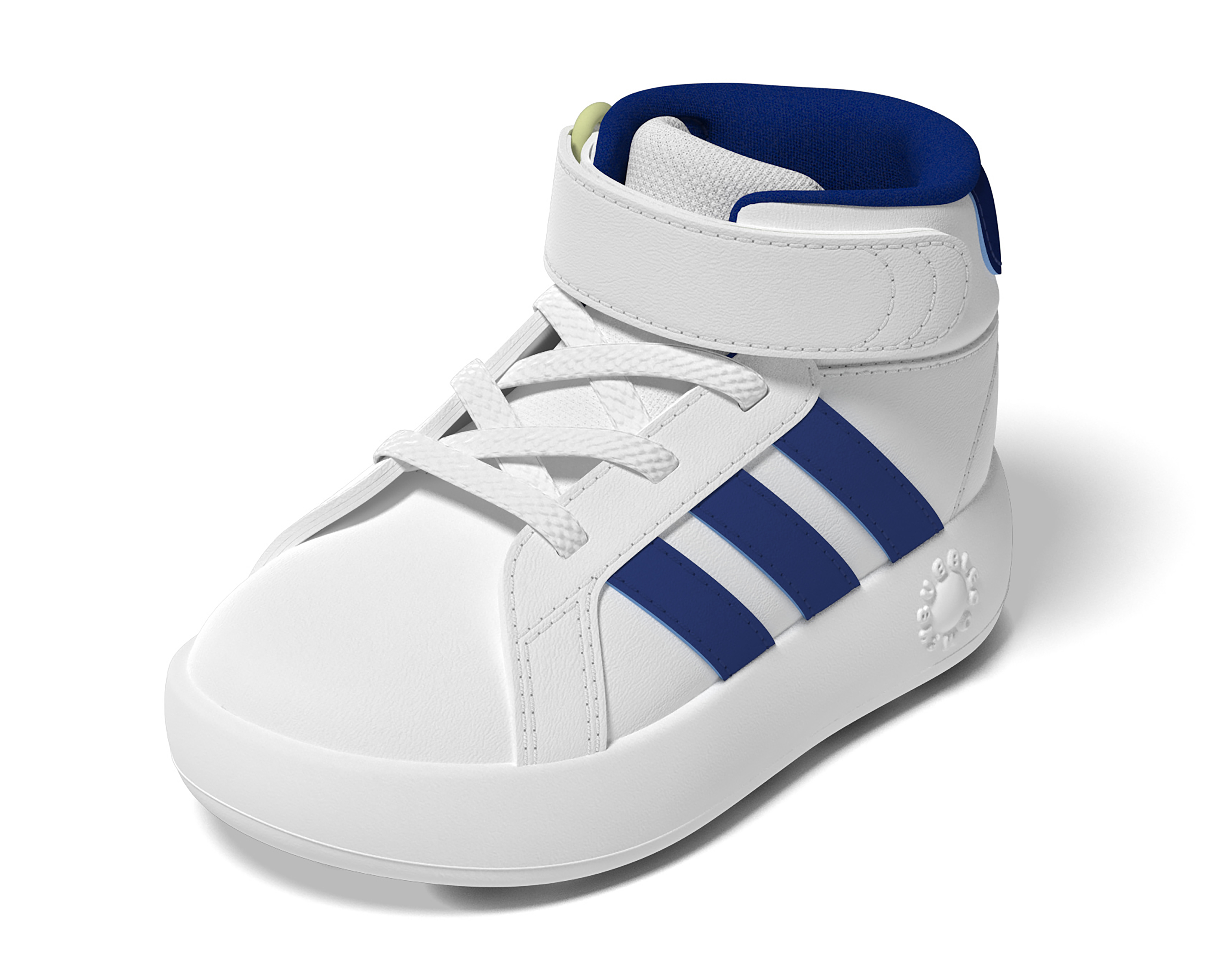 Foto 2 pulgar | Foto 1 | Tenis Adidas Grand Court Mid I para Bebé Niño
