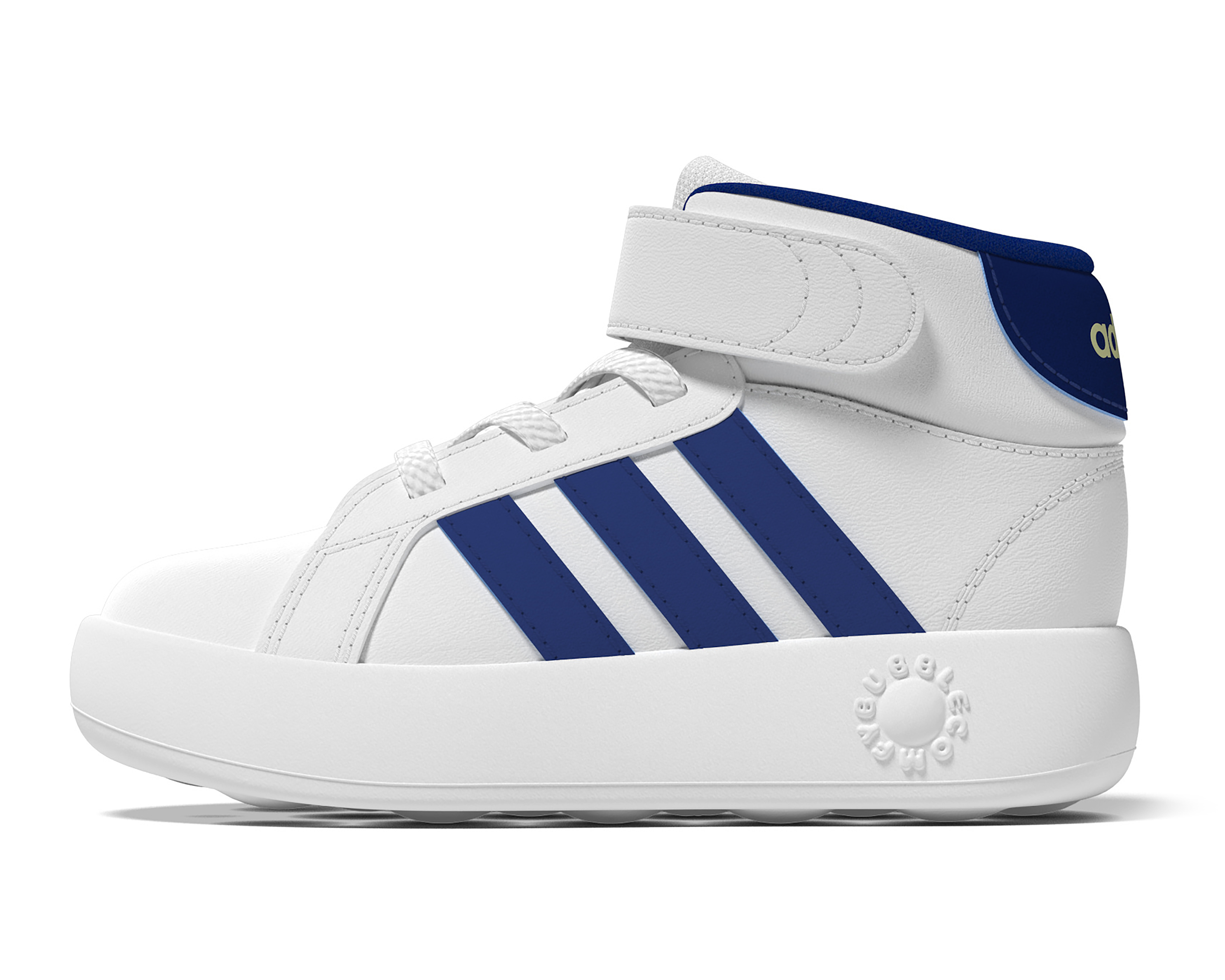 Foto 4 pulgar | Foto 3 | Tenis Adidas Grand Court Mid I para Bebé Niño