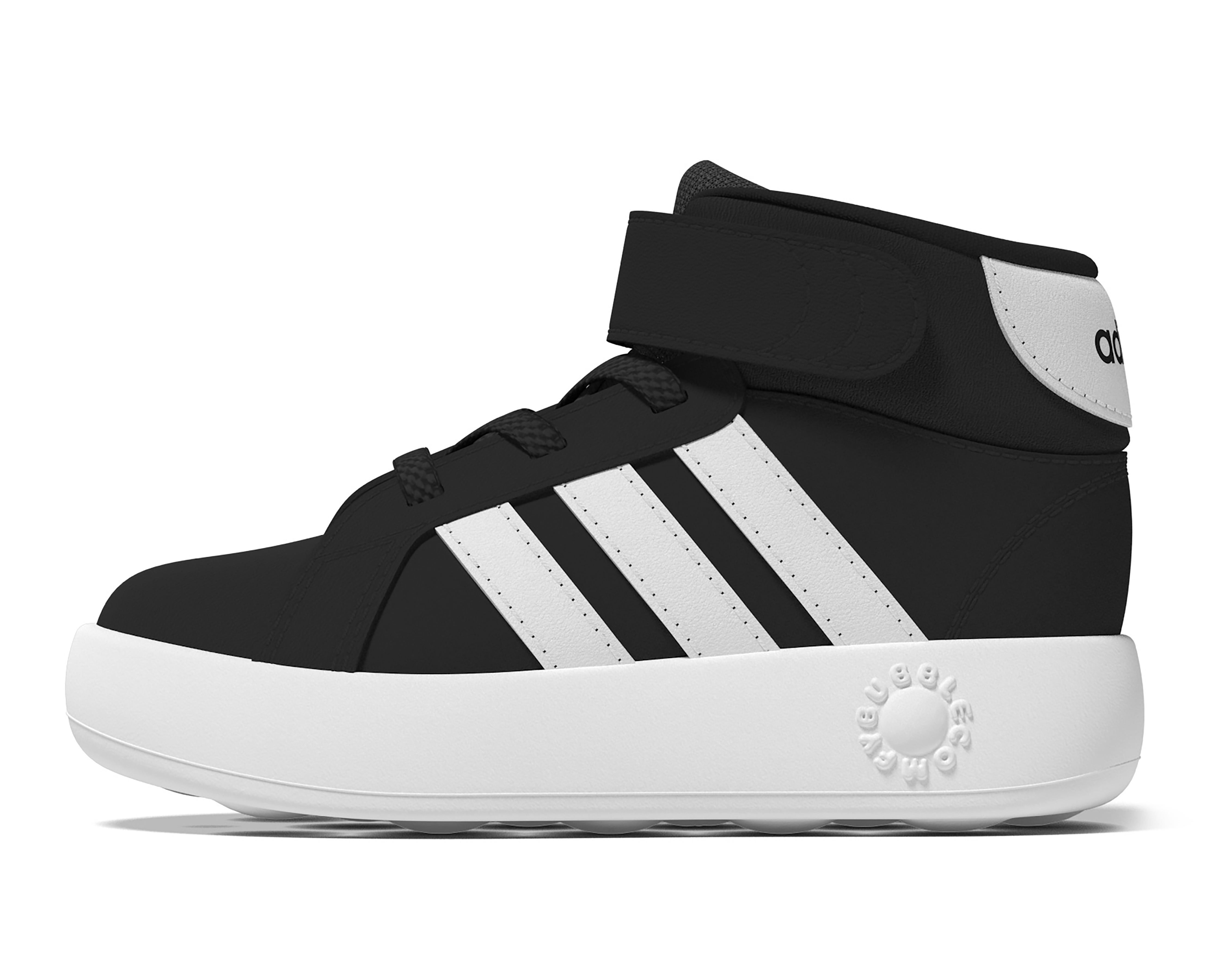 Foto 4 pulgar | Foto 3 | Tenis Adidas Grand Court Mid I para Bebé Niño