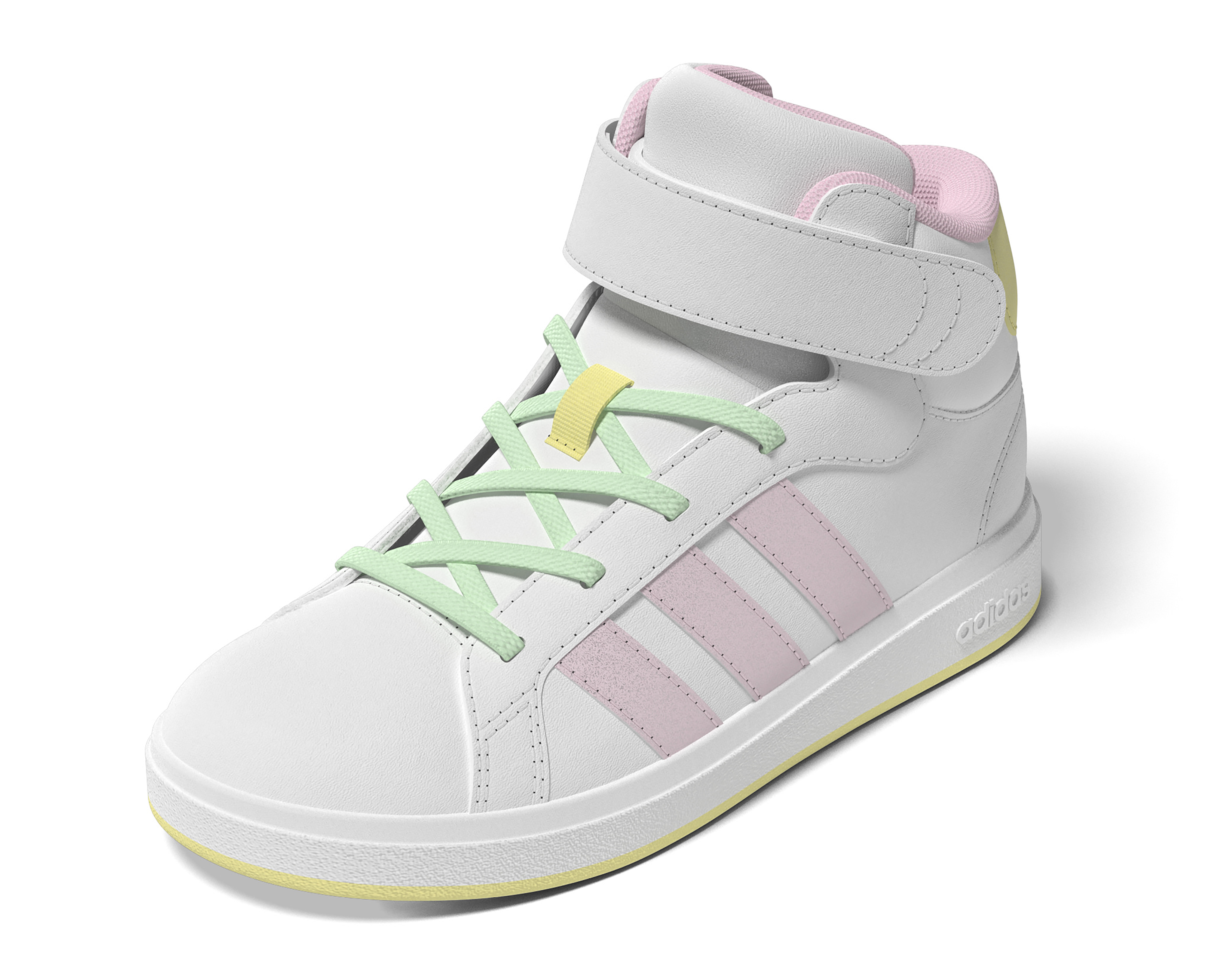 Tenis Adidas Grand Court Mid K para Niña