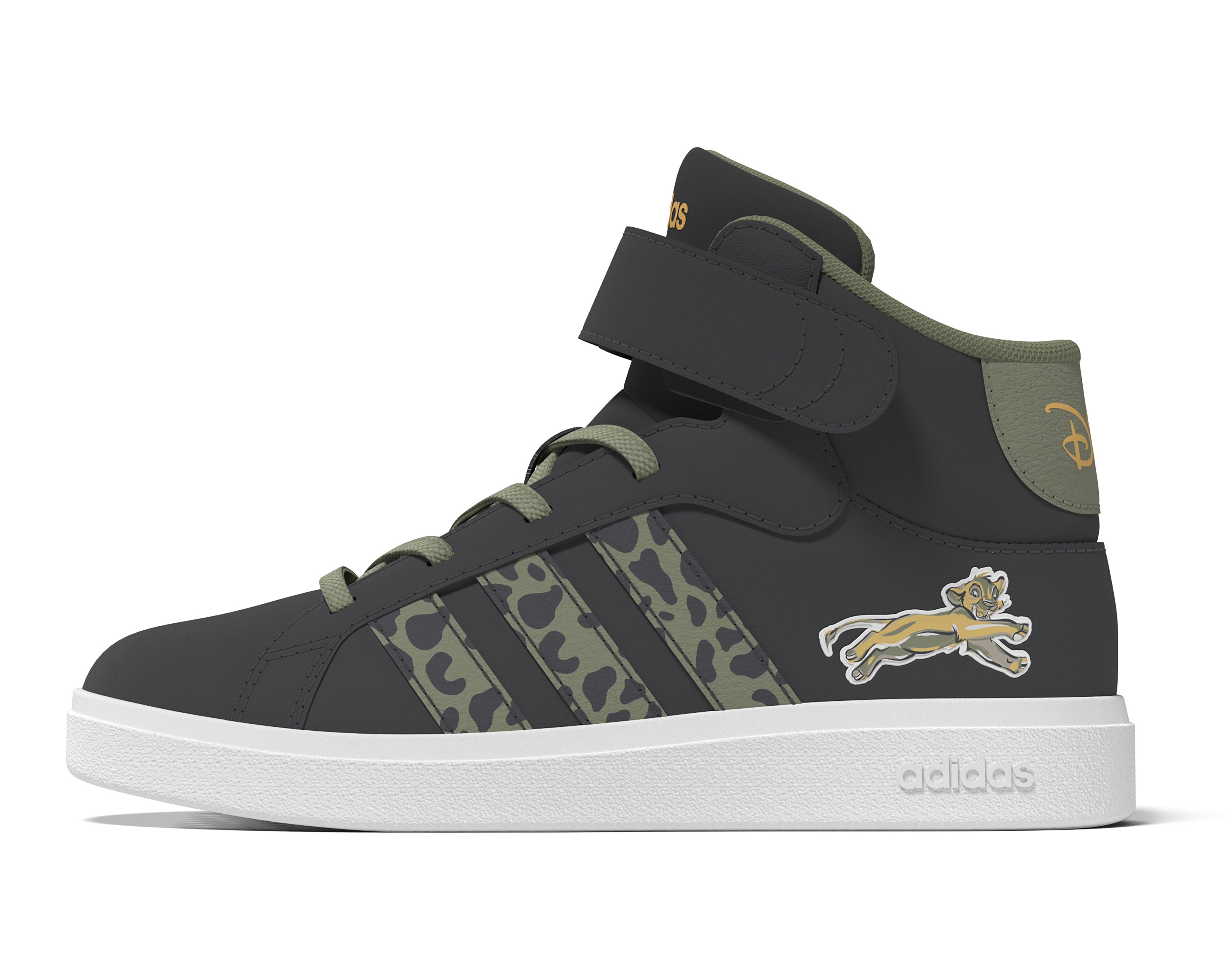 Foto 4 pulgar | Foto 3 | Tenis Adidas Grand Court Mid Lionking para Niña