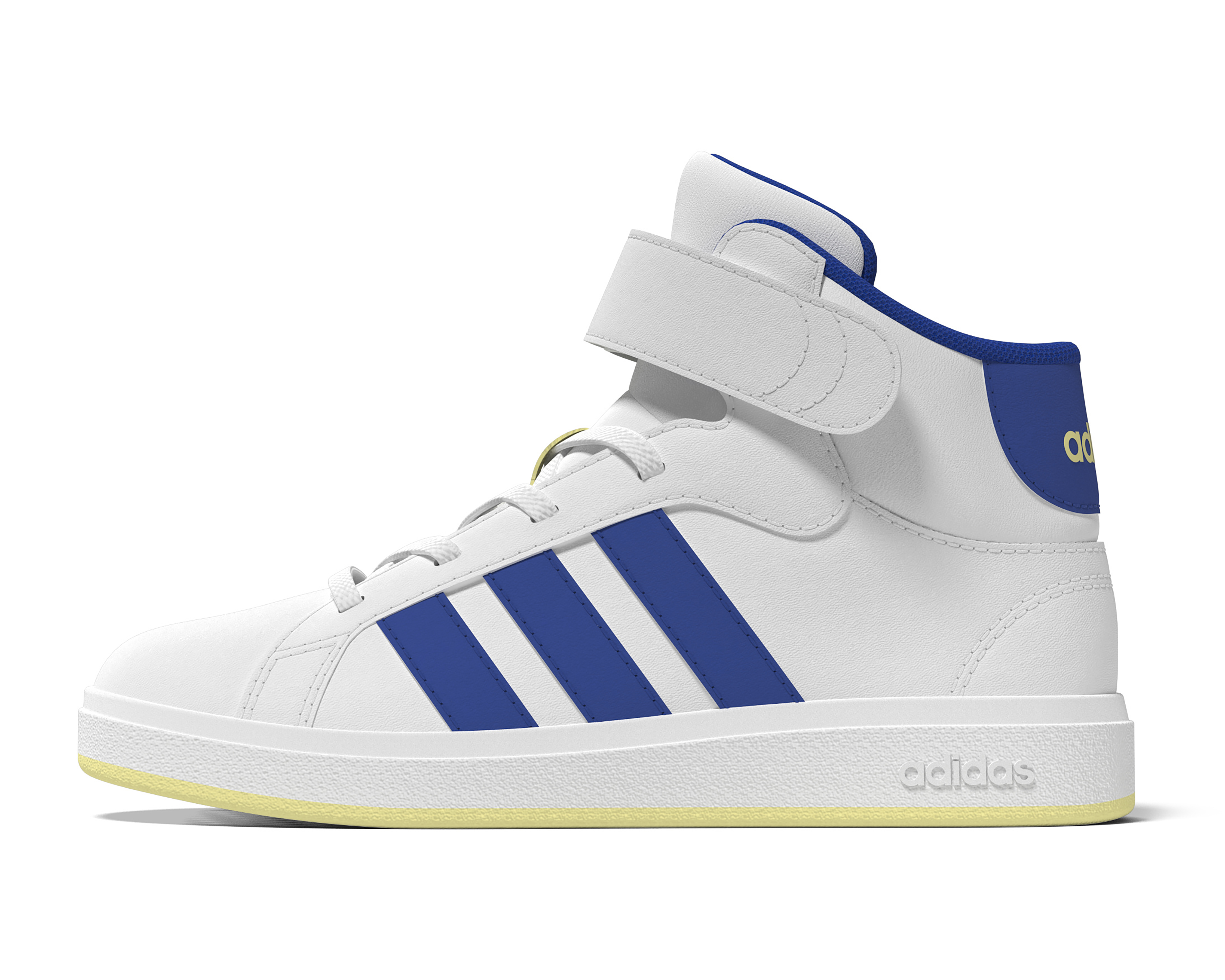 Foto 4 pulgar | Foto 3 | Tenis Adidas Grand Court Mid para Niño