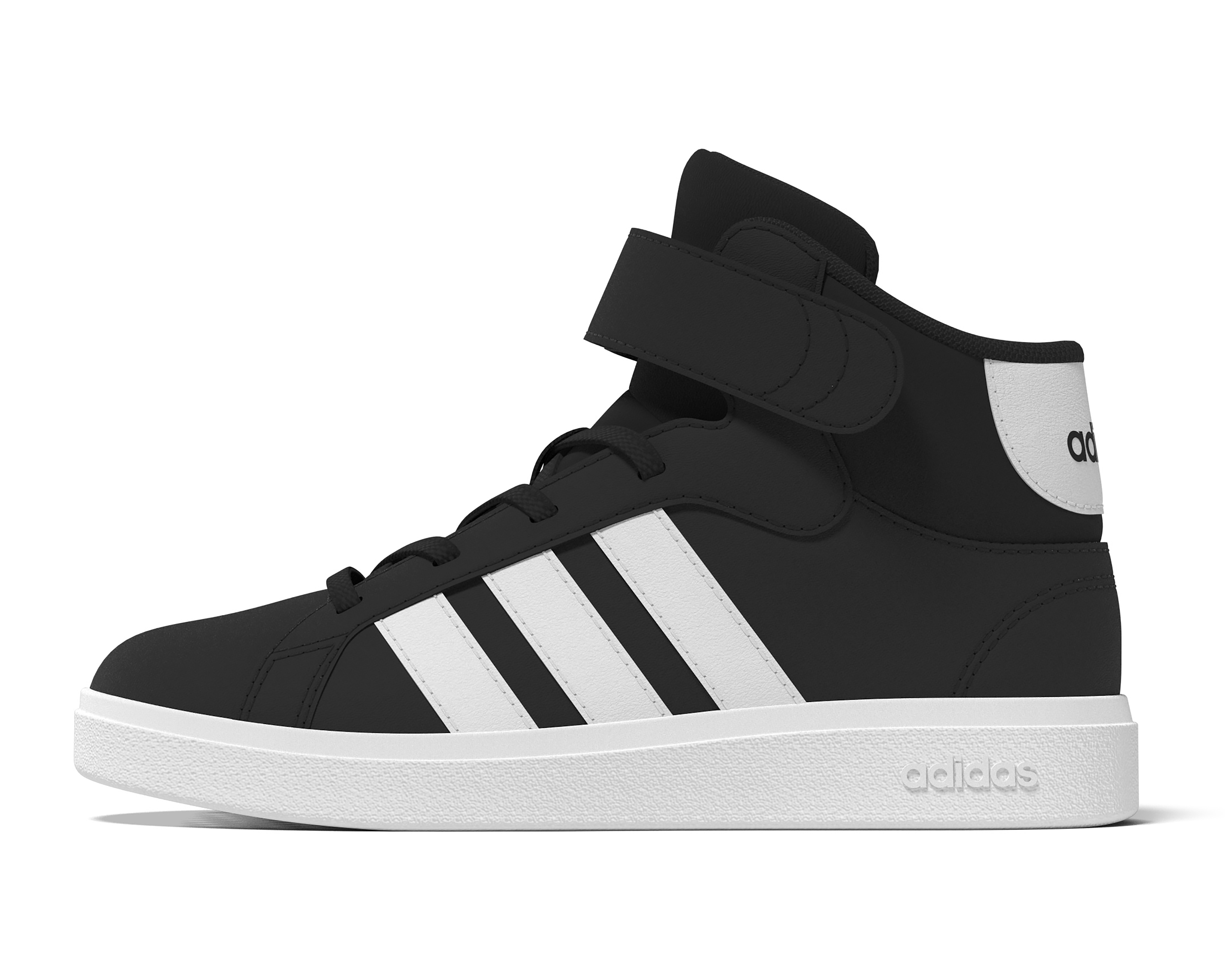 Foto 4 pulgar | Foto 3 | Tenis Adidas Grand Court Mid para Niño