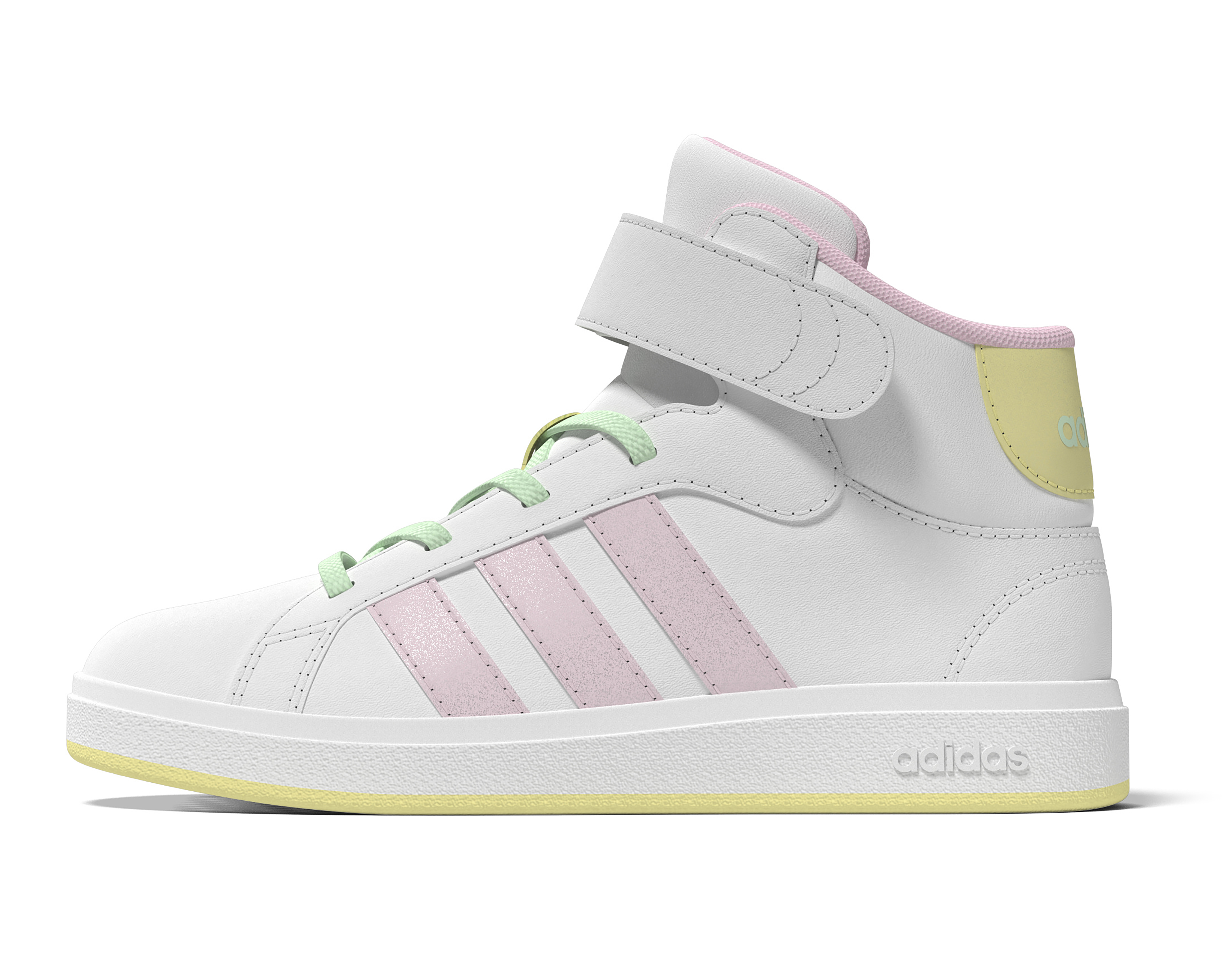 Foto 3 | Foto 3 | Tenis Adidas Grand Court Mid para Niña