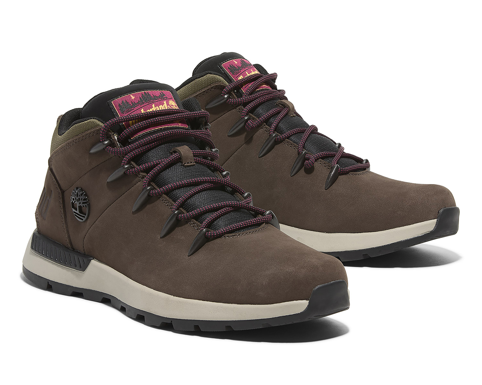 Foto 2 pulgar | Foto 1 | Tenis para Senderismo Timberland Sprint Trekker de Piel para Hombre