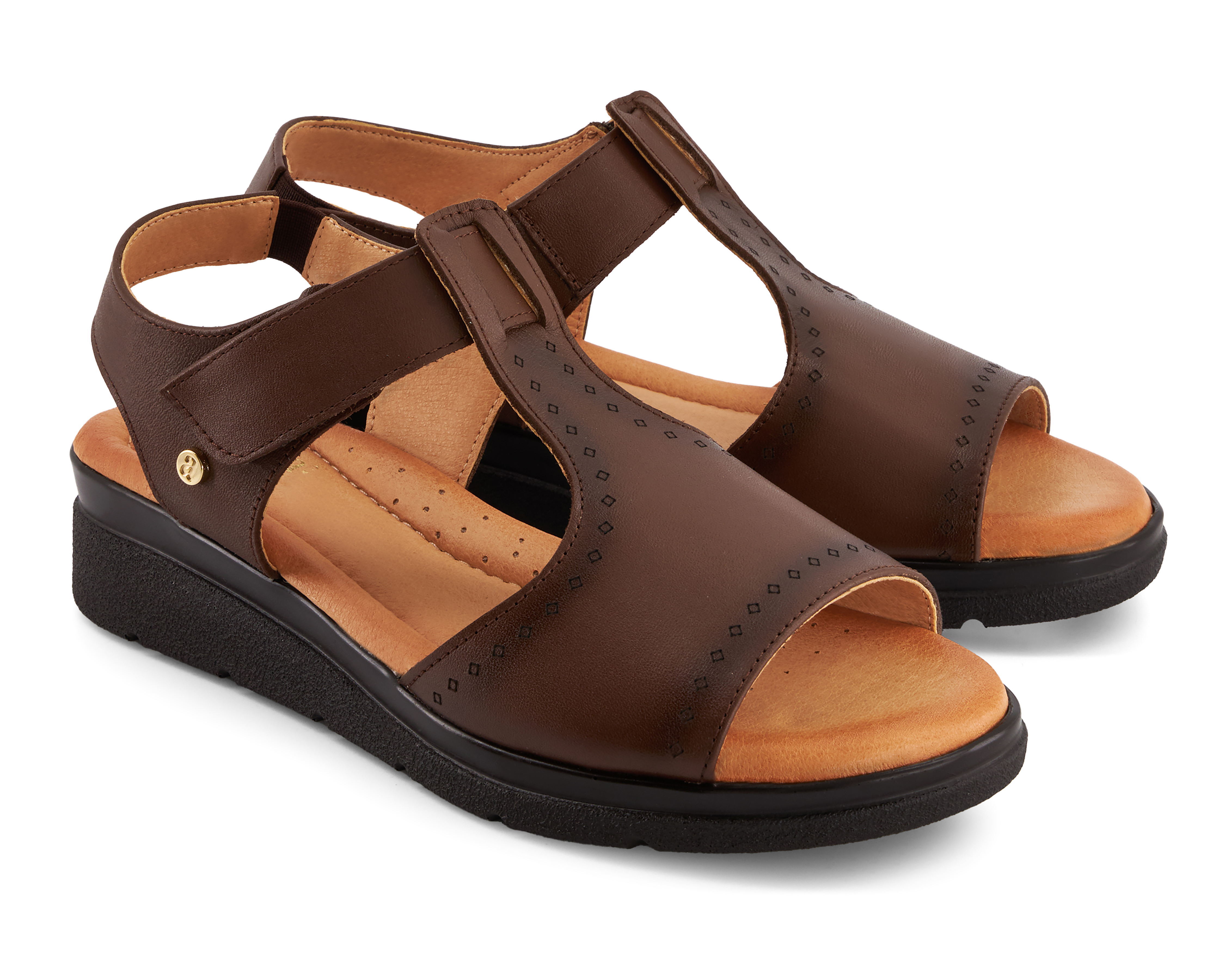 Sandalias Confort Andrea de Piel para Mujer