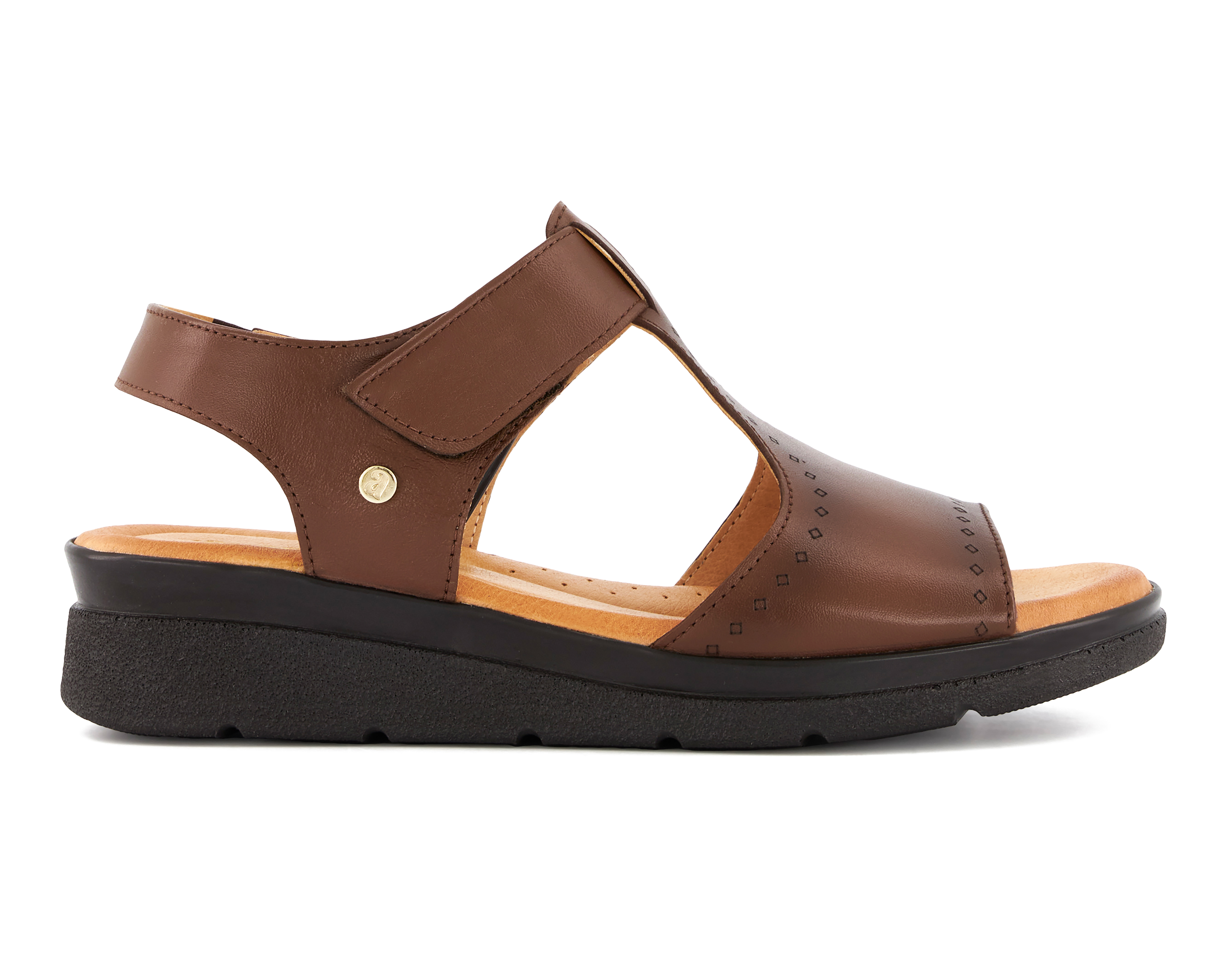 Foto 5 pulgar | Foto 4 | Sandalias Confort Andrea de Piel para Mujer