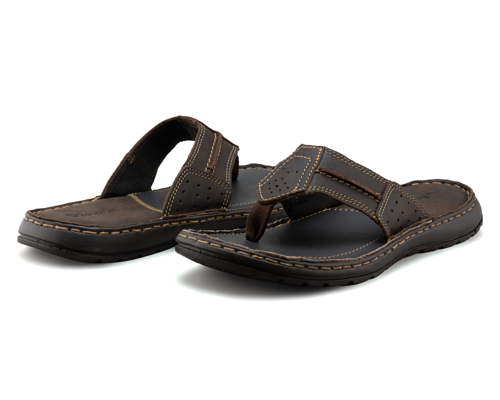 Sandalias Casuales Porto Sur de Piel para Hombre