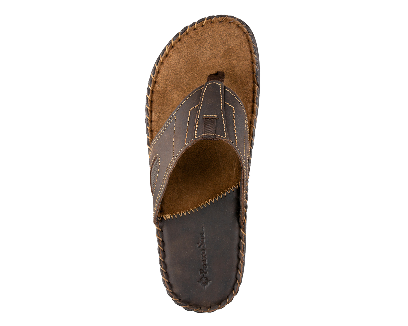 Foto 4 pulgar | Foto 3 | Sandalias Casuales Porto Sur de Piel para Hombre