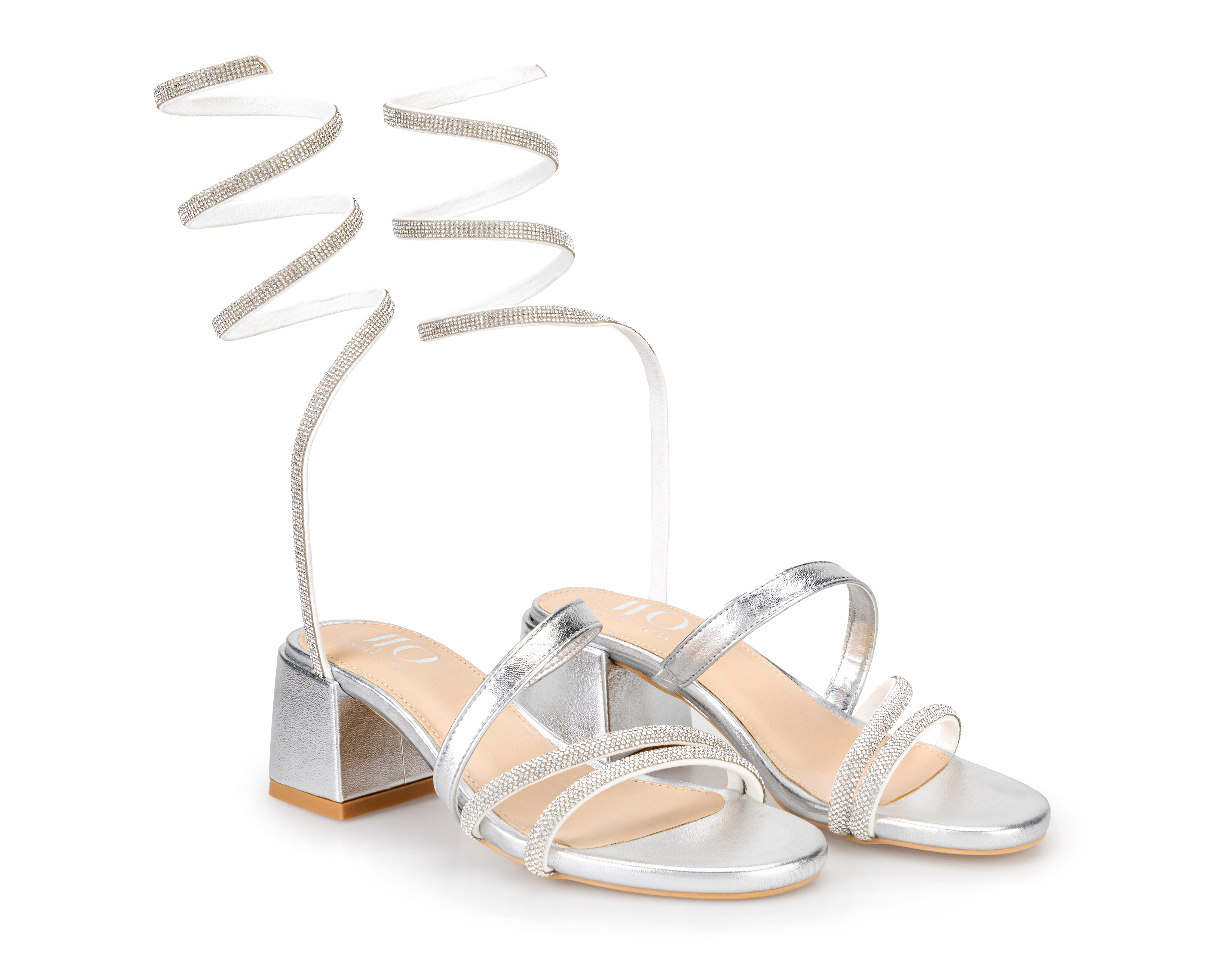 Foto 2 pulgar | Foto 1 | Sandalias de Tacón Jennifer Lopez para Mujer