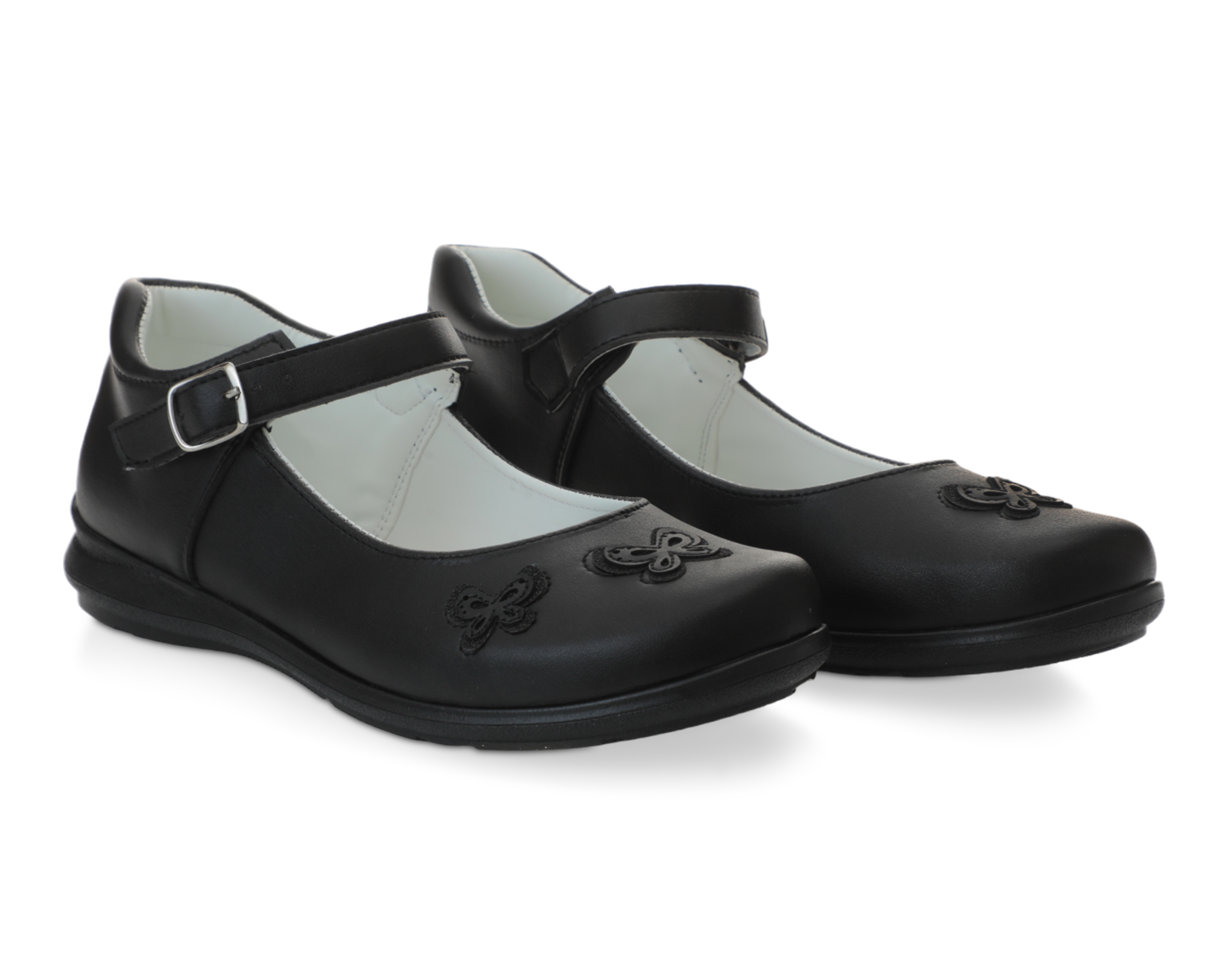 Foto 1 | Foto 1 | Zapatos Escolares Grafito para Niña