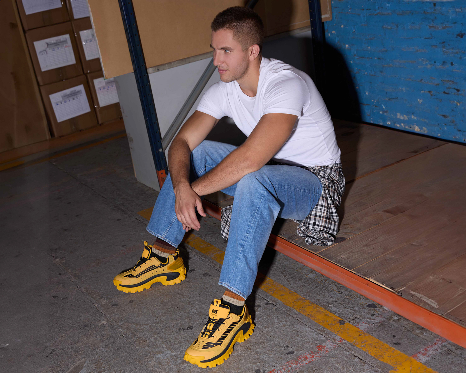 Foto 8 pulgar | Foto 7 | Tenis CAT Intruder Mecha Casual de Piel Unisex