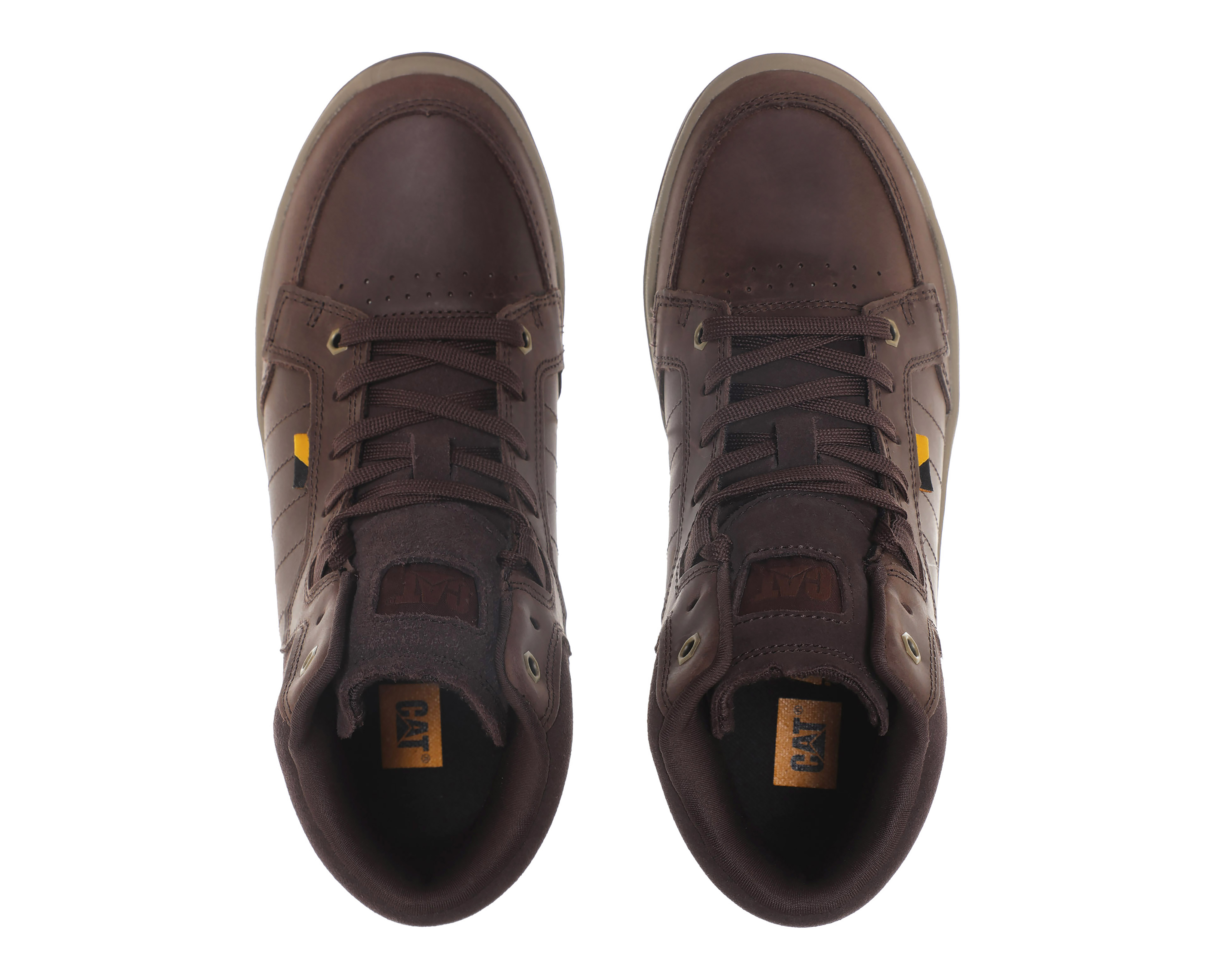 Foto 4 pulgar | Foto 3 | Tenis CAT Apa Cush Mid Casual de Piel para Hombre